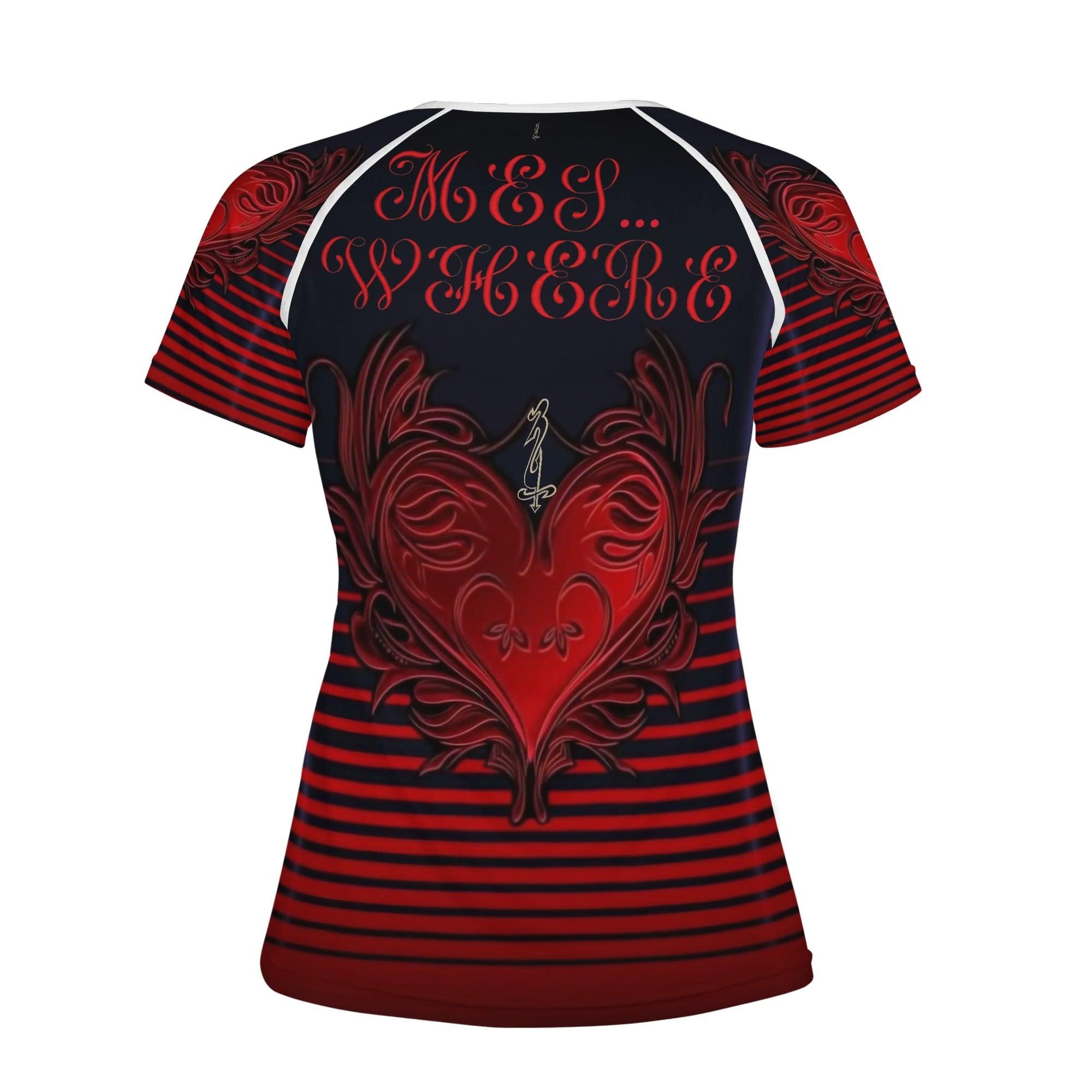 Womens All-Over Print T shirt - MES...Where
