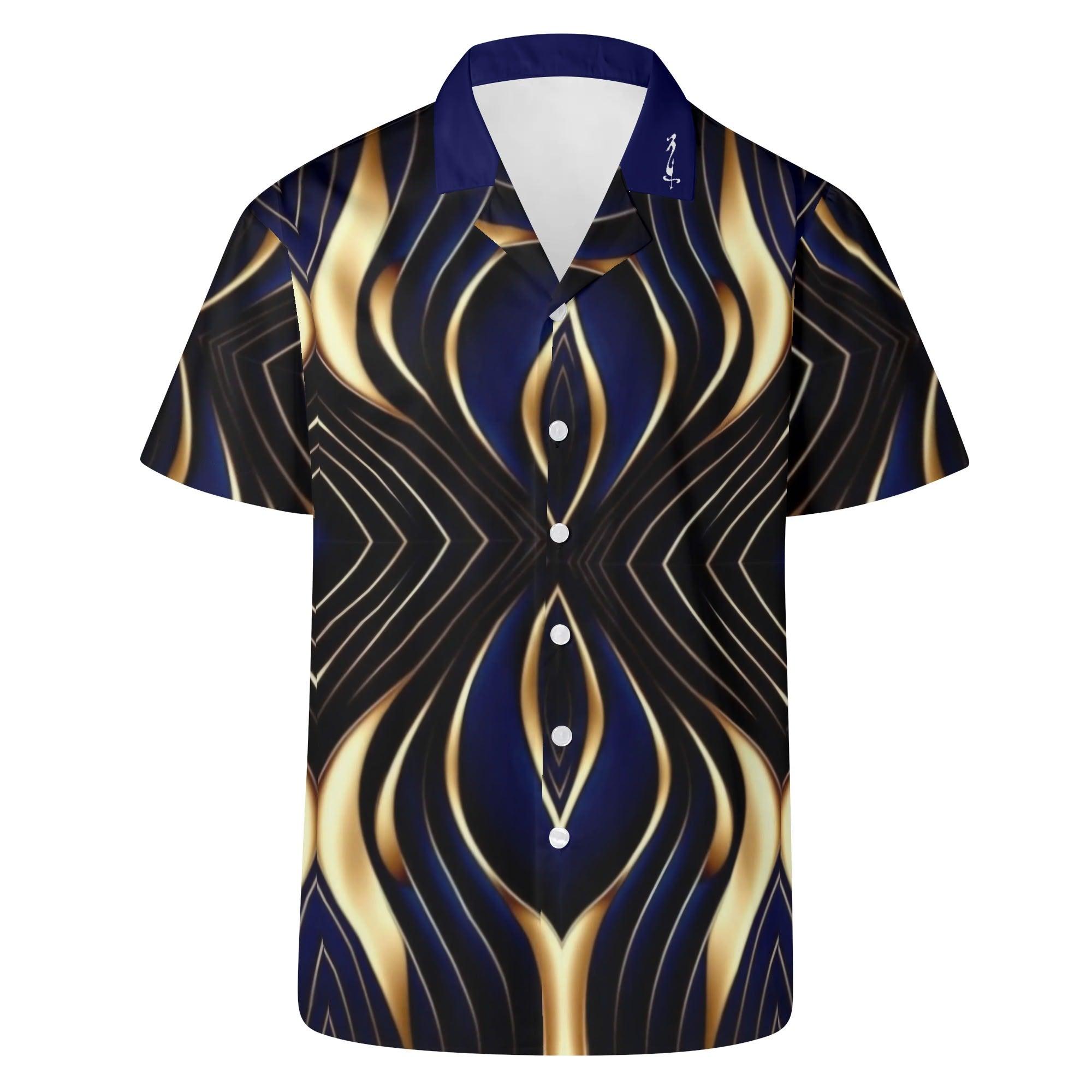 Mens All Over Print Casual Hawaiian Shirt - MES...Where