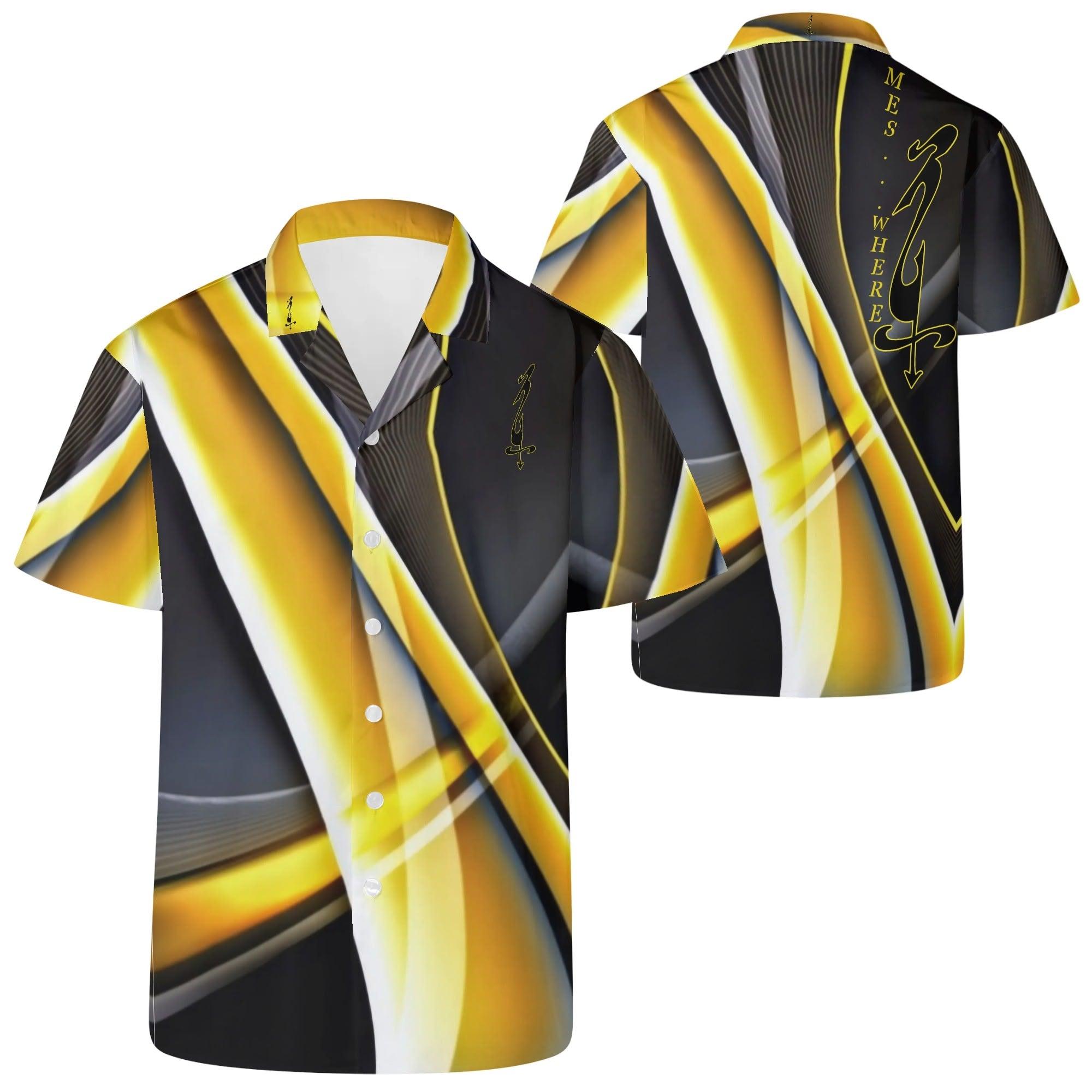 Mens All Over Print Casual Hawaiian Shirt - MES...Where