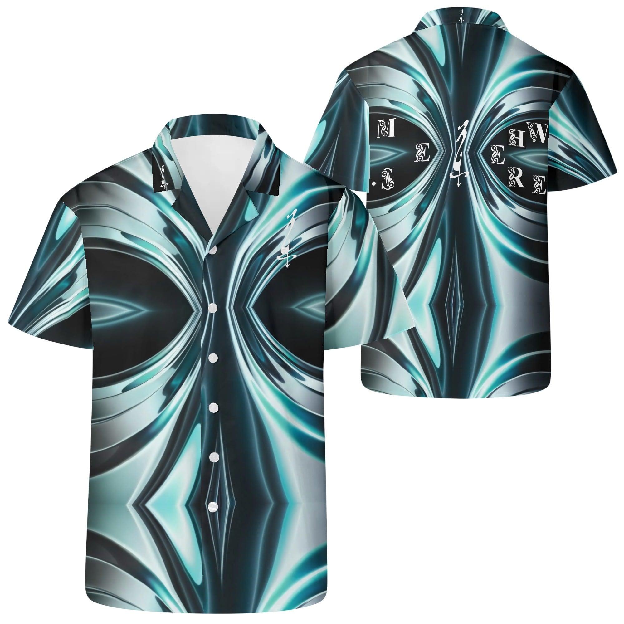 Mens All Over Print Casual Hawaiian Shirt - MES...Where
