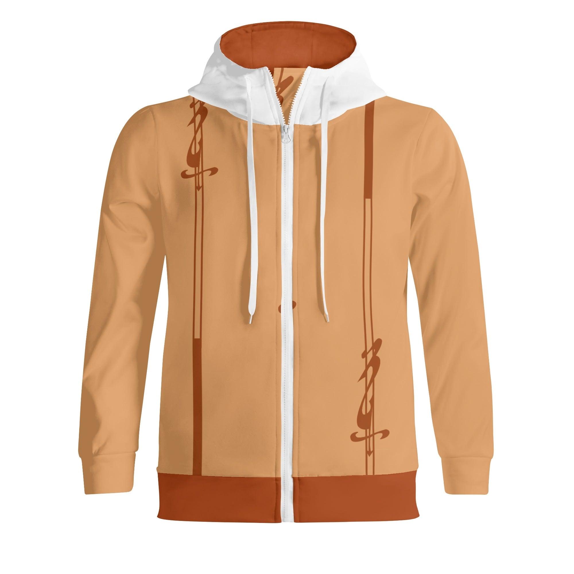 Men's Adult Full Zip Turtleneck Hoodie Streetwear - MES...Where