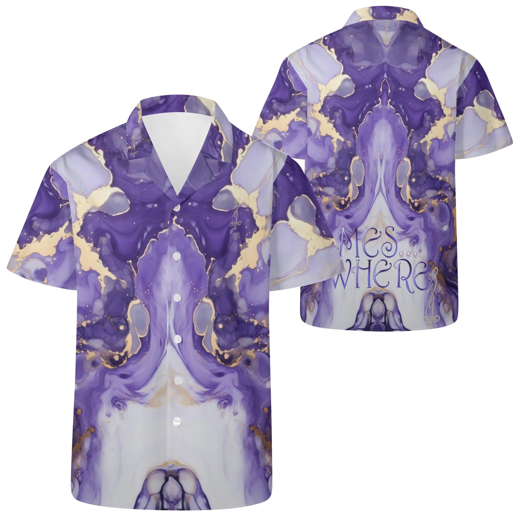 Mens All Over Print Casual Hawaiian Shirt - MES...Where