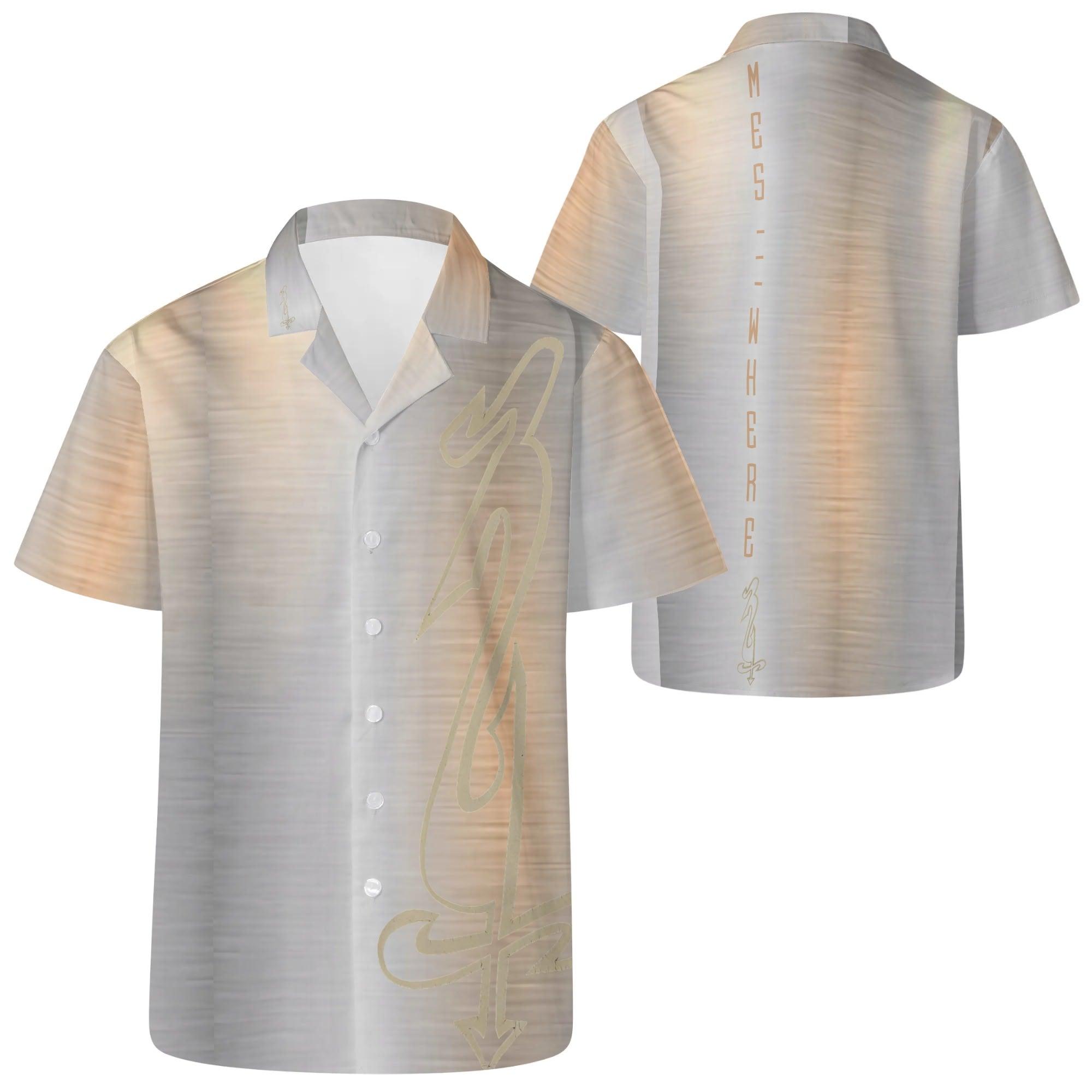 Mens All Over Print Casual Hawaiian Shirt - MES...Where