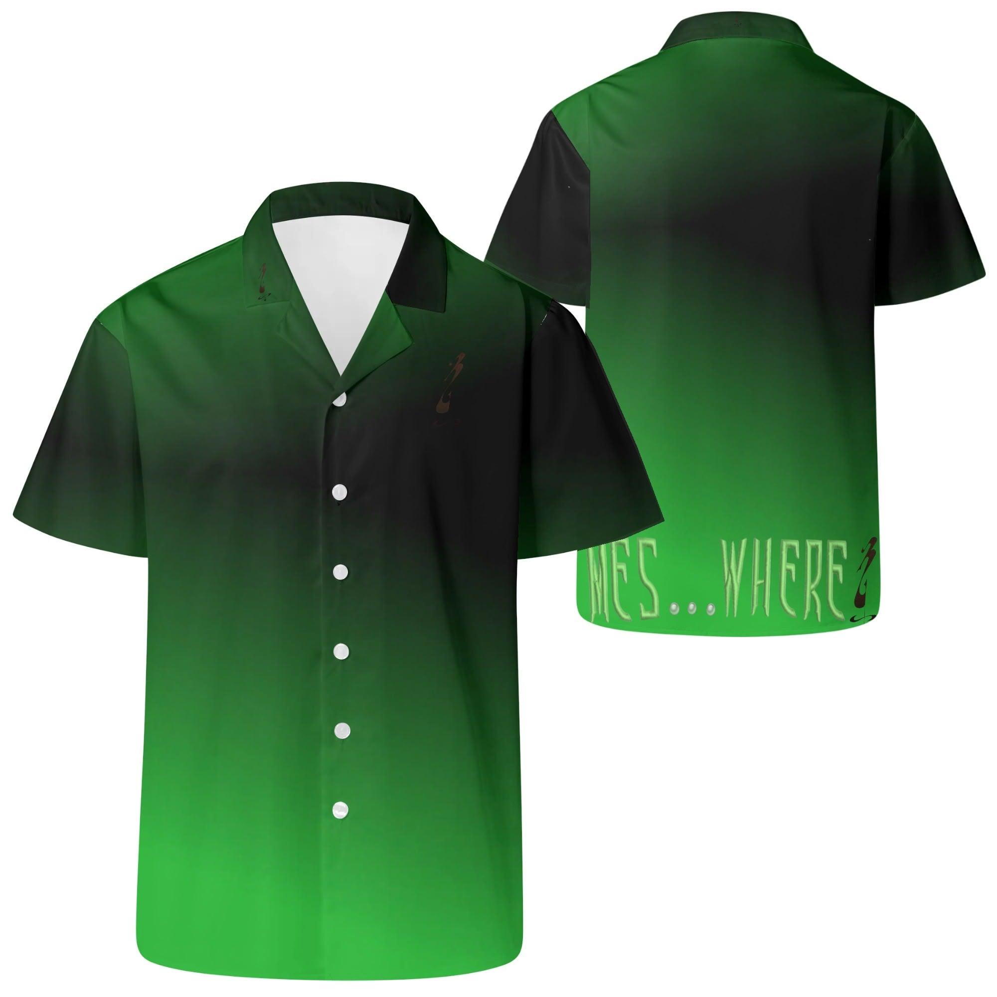 Mens All Over Print Casual Hawaiian Shirt - MES...Where