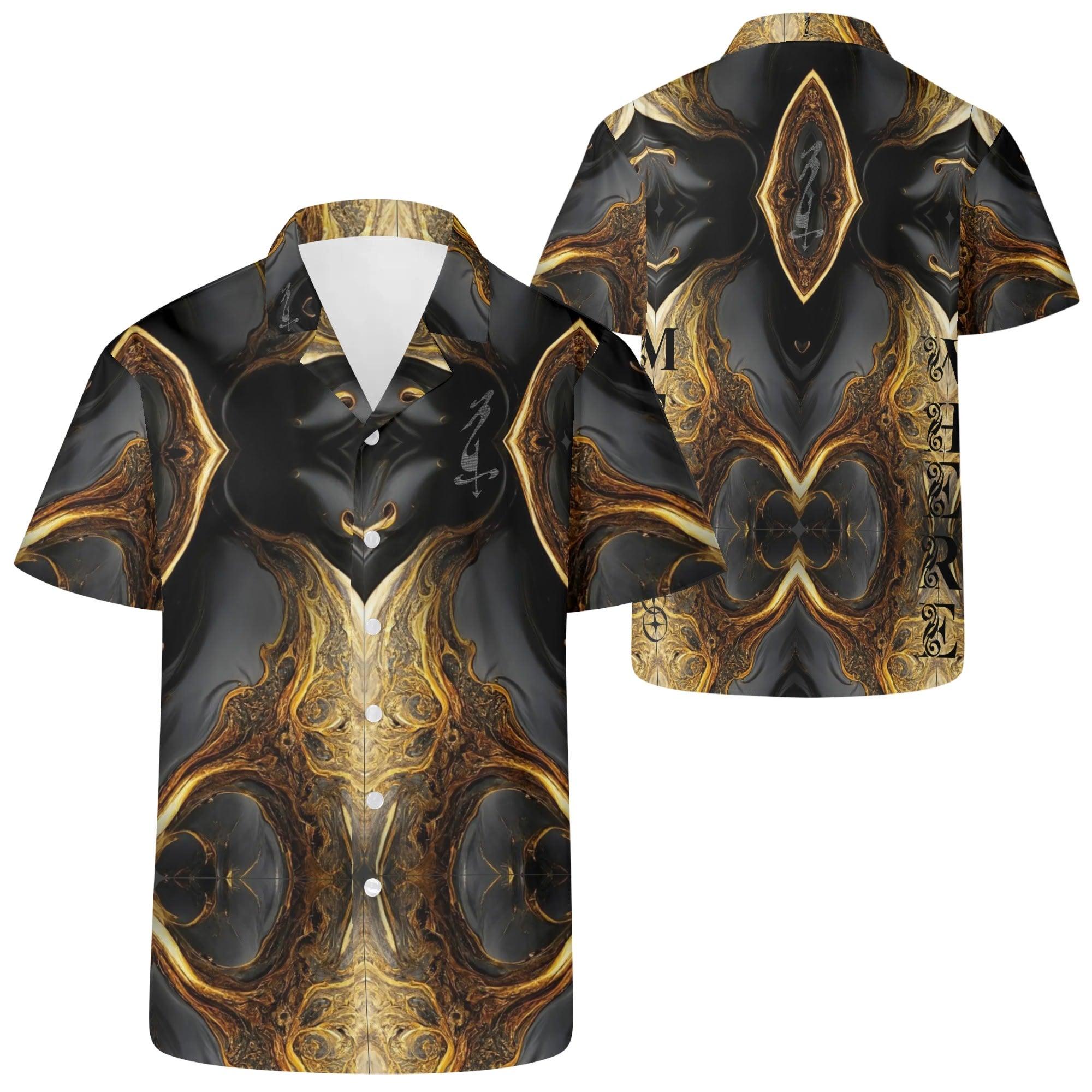 Mens All Over Print Casual Hawaiian Shirt - MES...Where