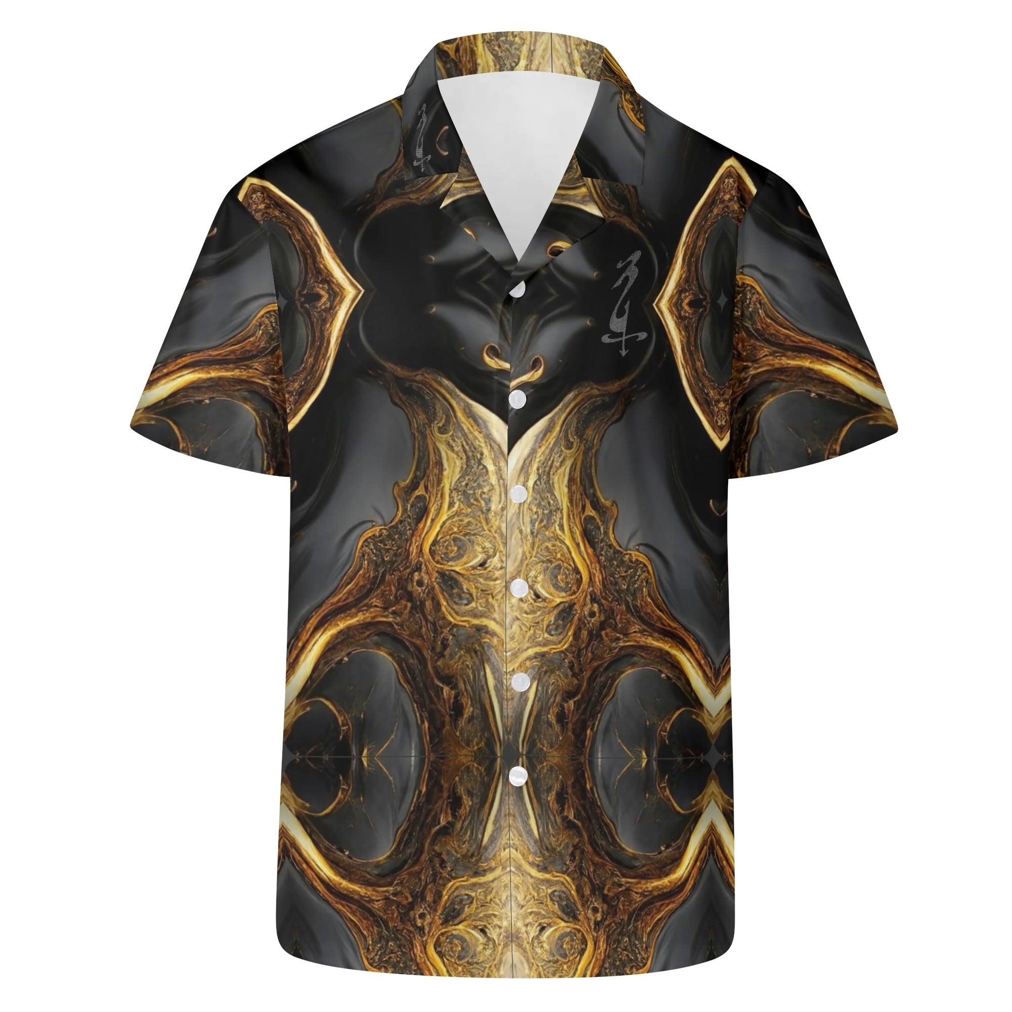 Mens All Over Print Casual Hawaiian Shirt - MES...Where