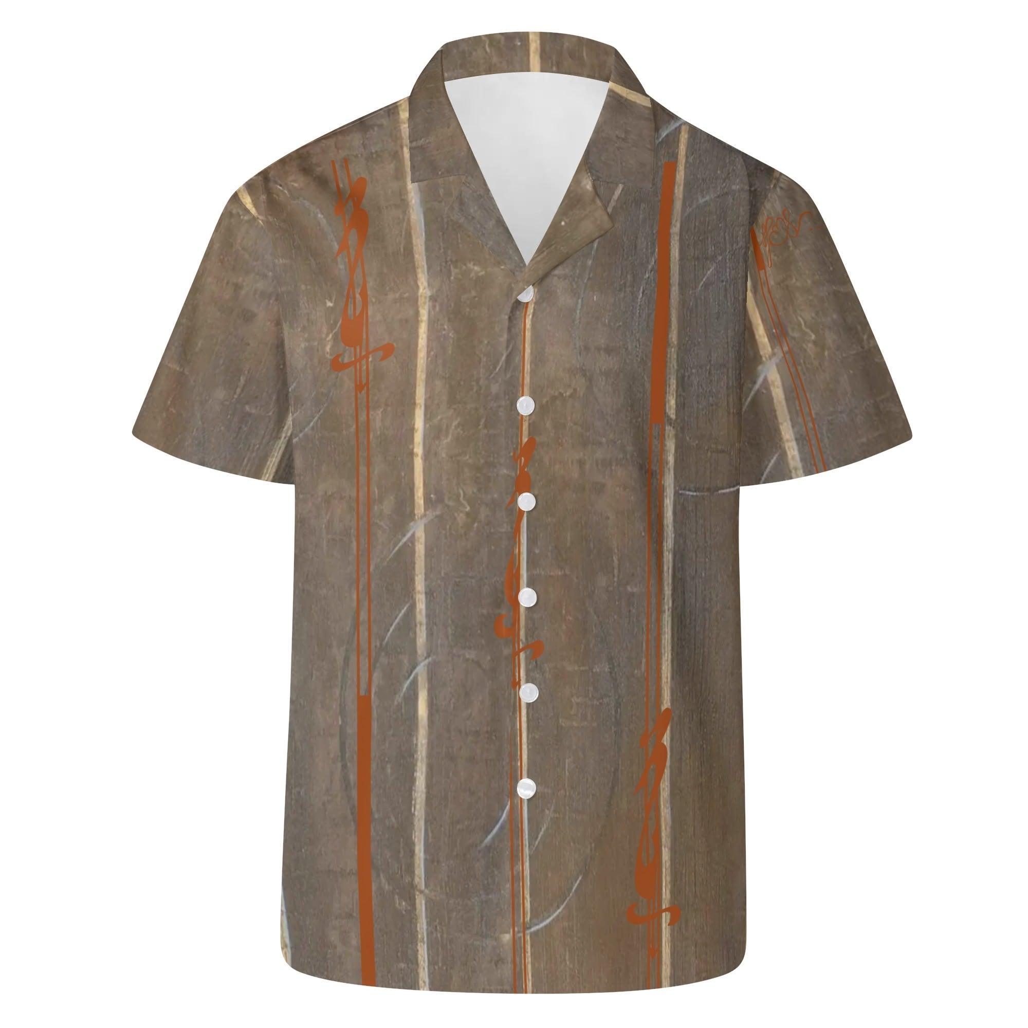 Mens All Over Print Casual Hawaiian Shirt - MES...Where