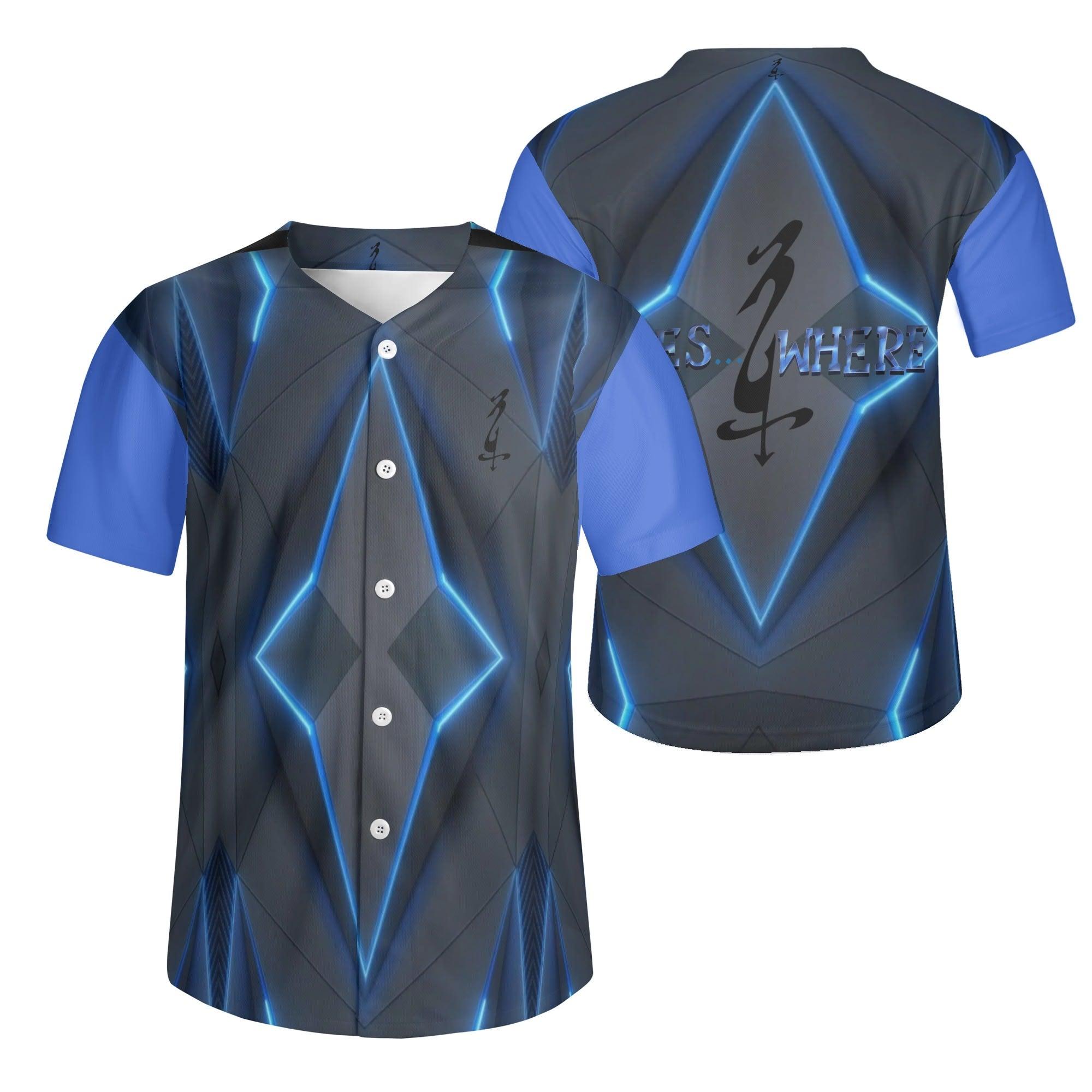 Men's Short Sleeve Baseball Jersey - MES...Where