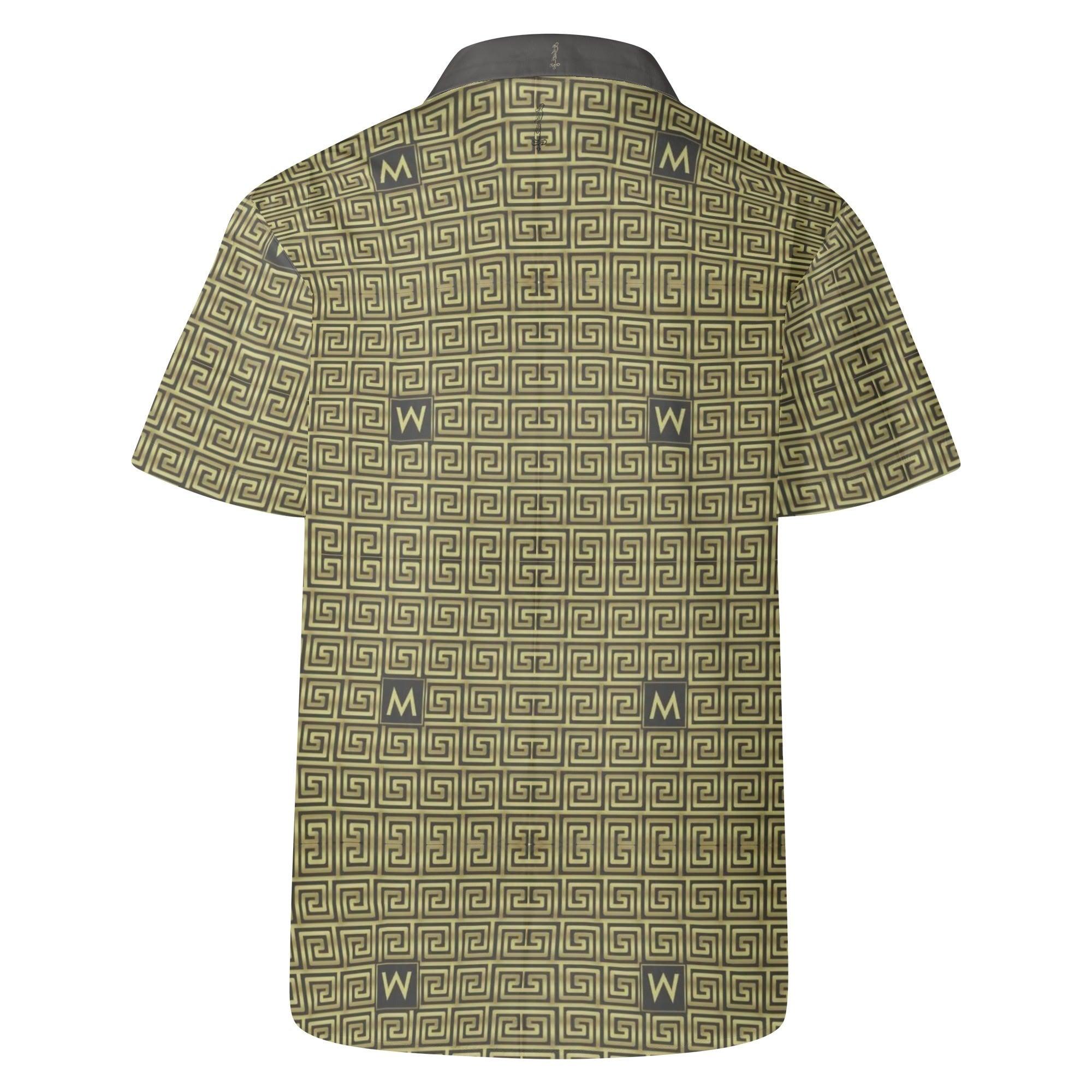 Mens All Over Print Casual Hawaiian Shirt - MES...Where