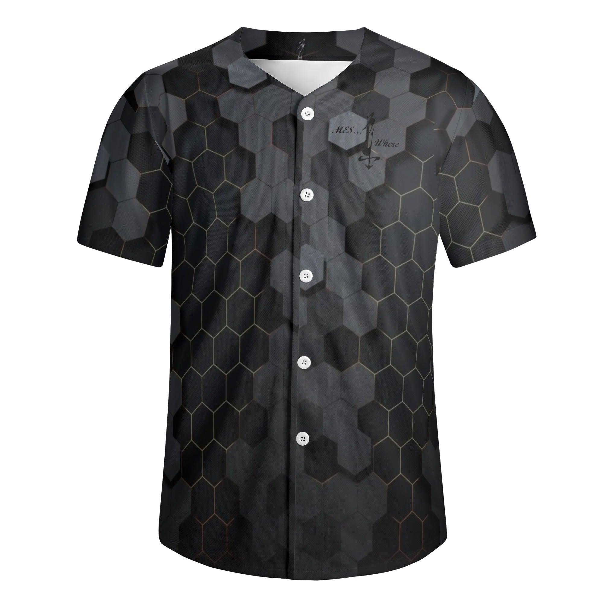 Men's Short Sleeve Baseball Jersey - MES...Where