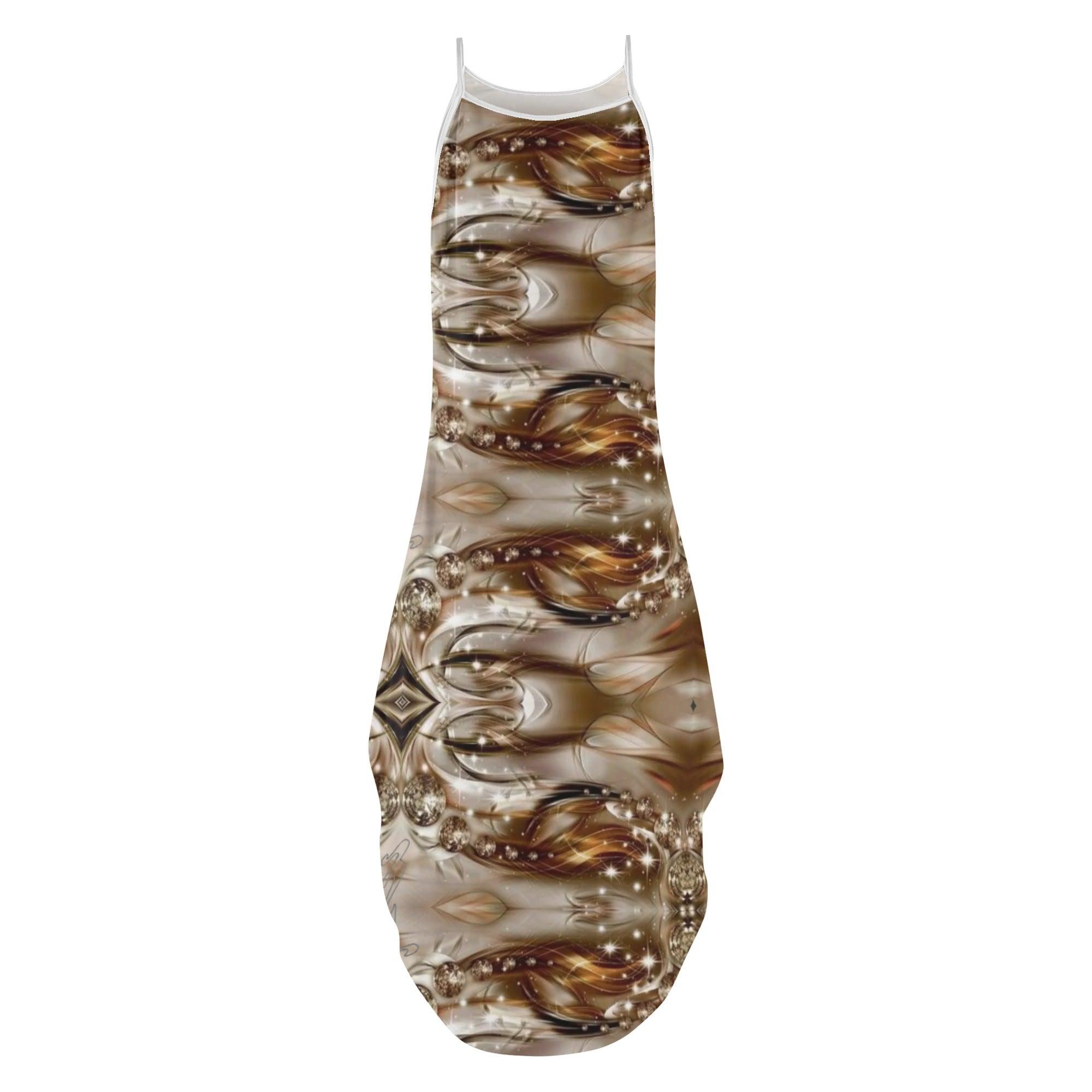 Women's Elegant Sleeveless Evening Dress - MES...Where