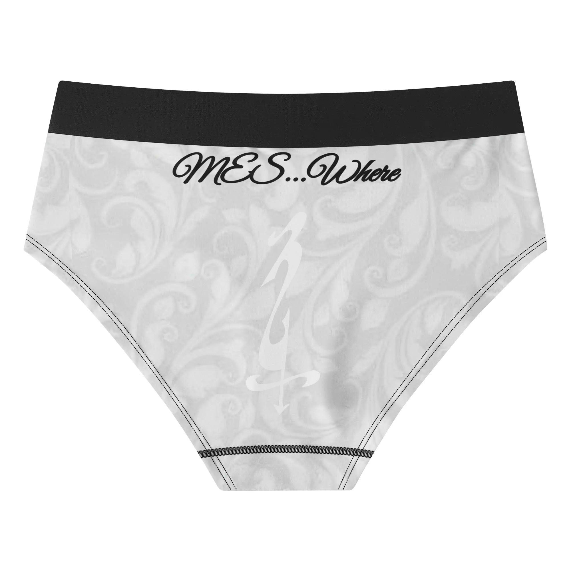 Womens Mid Waisted Briefs - MES...Where