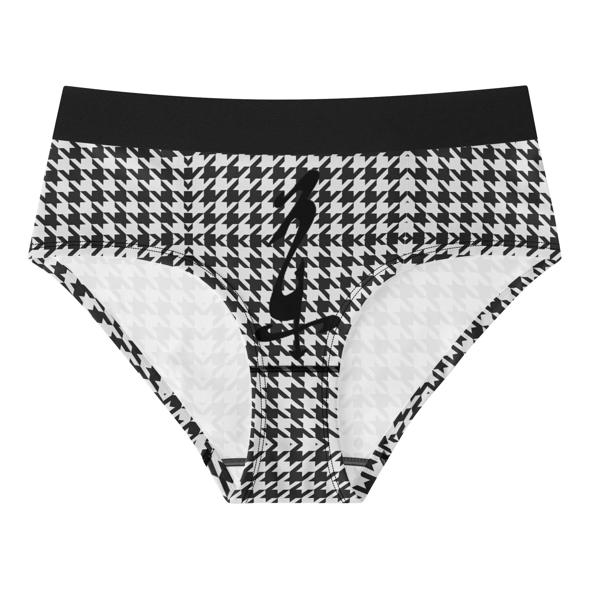 Womens Mid Waisted Briefs - MES...Where