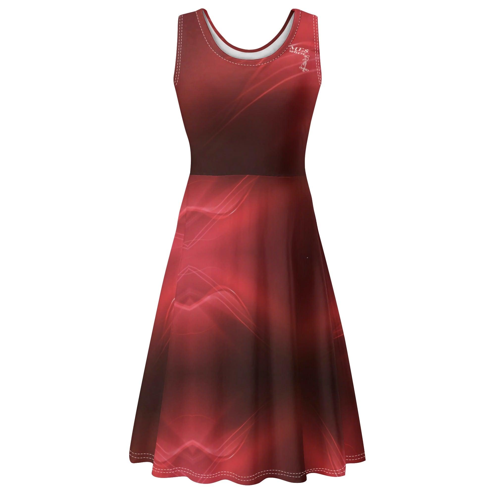 Women's Tank Dress Mini Wrap Round Sleeveless Sundress - MES...Where