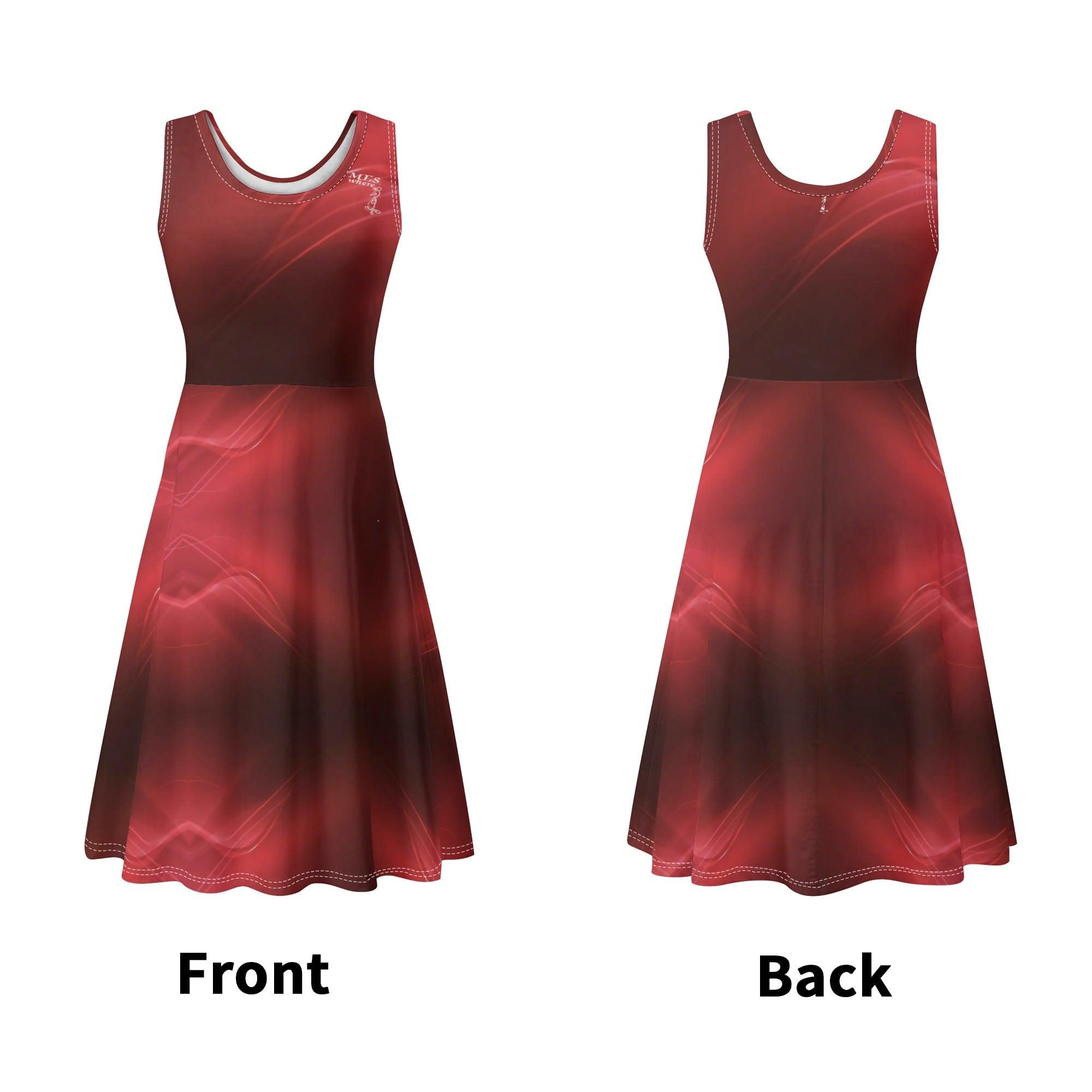 Women's Tank Dress Mini Wrap Round Sleeveless Sundress - MES...Where