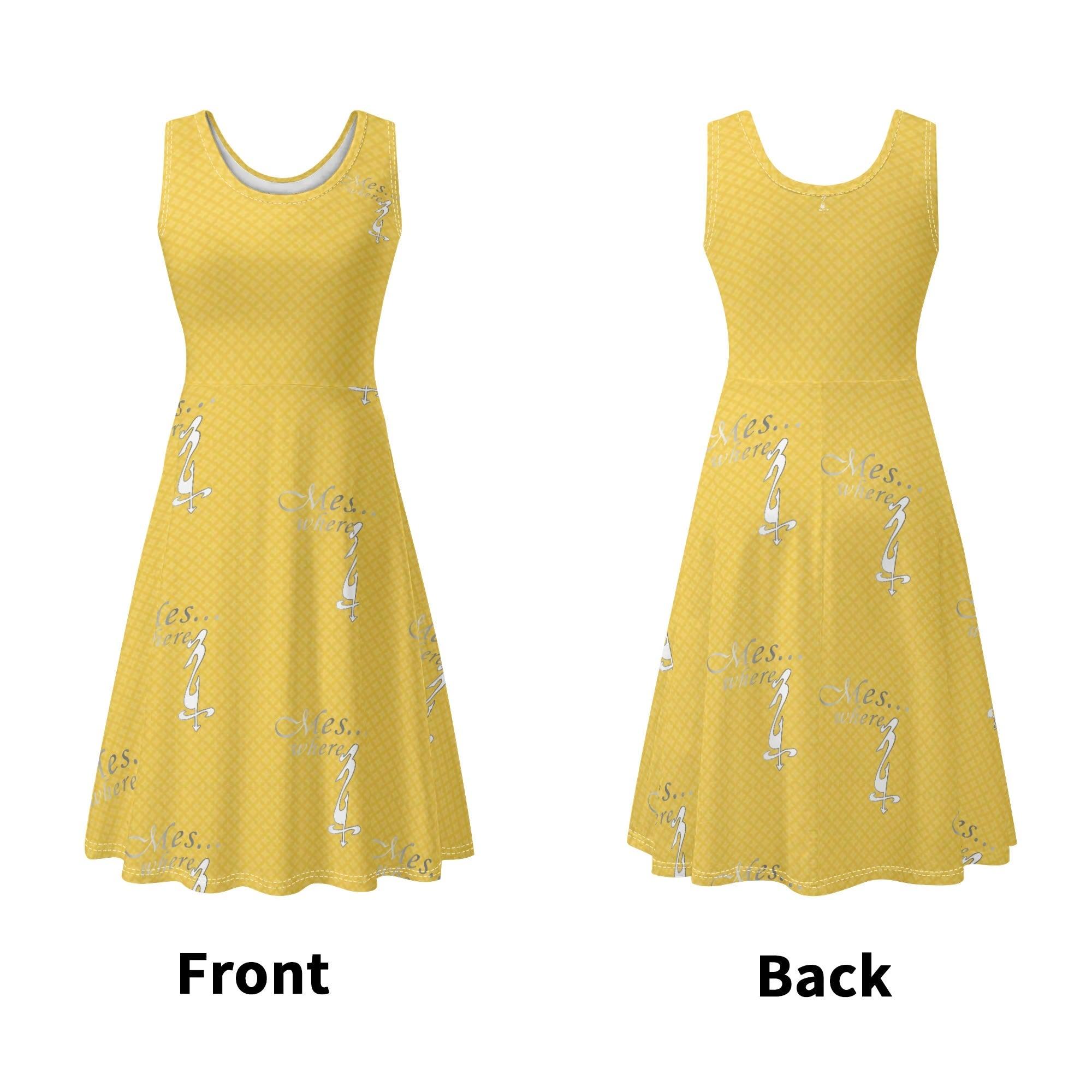 Women's Tank Dress Mini Wrap Round Sleeveless Sundress - MES...Where