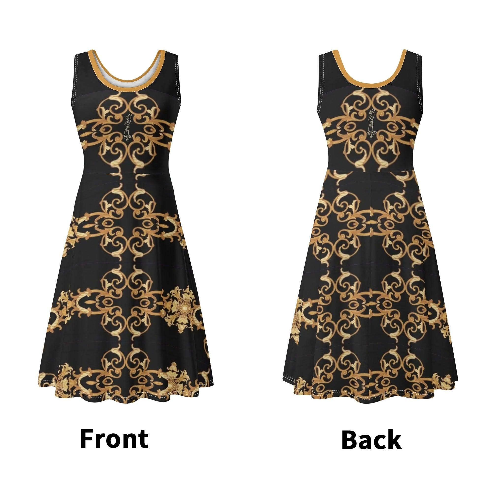 Women's Tank Dress Mini Wrap Round Sleeveless Sundress - MES...Where