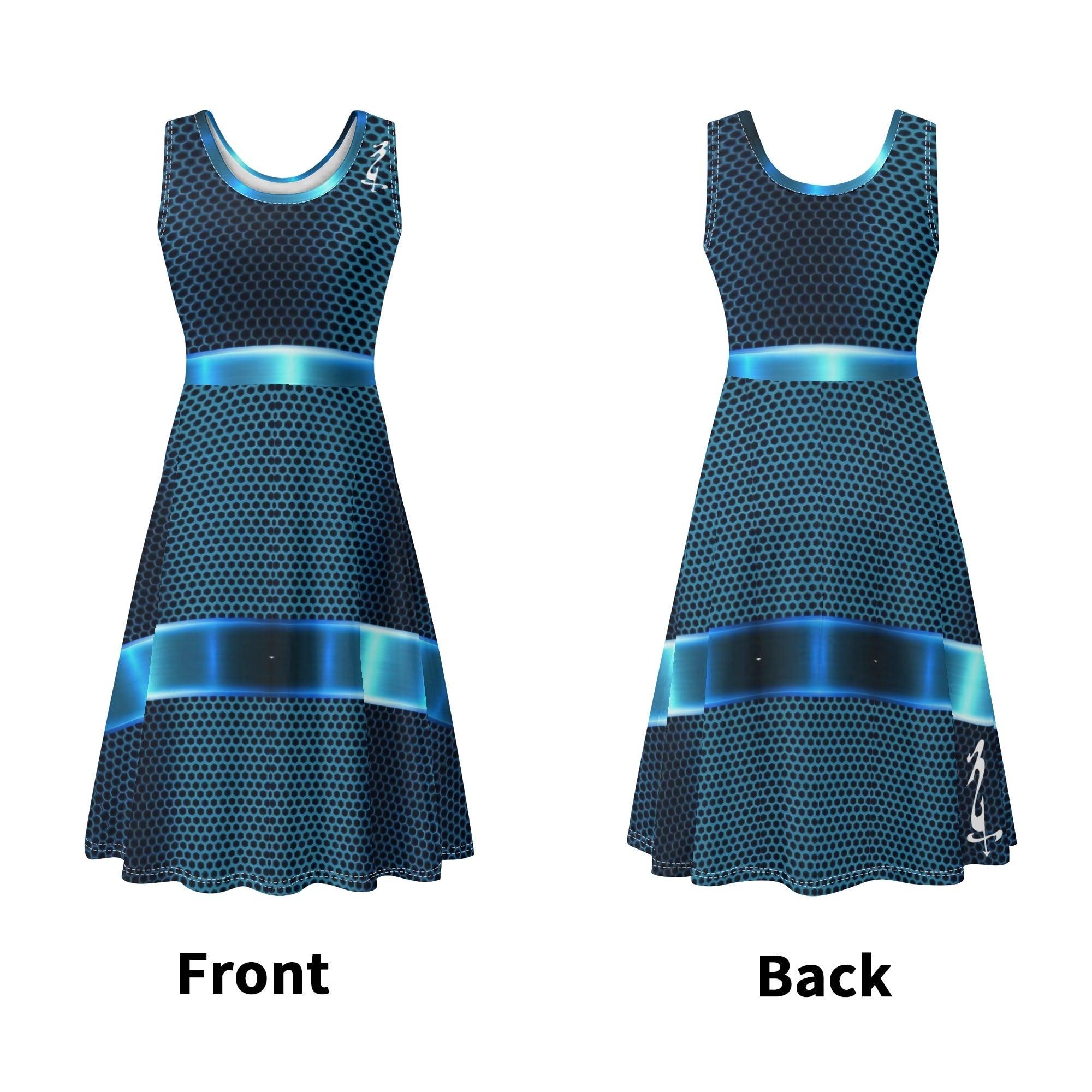 Women's Tank Dress Mini Wrap Round Sleeveless Sundress - MES...Where