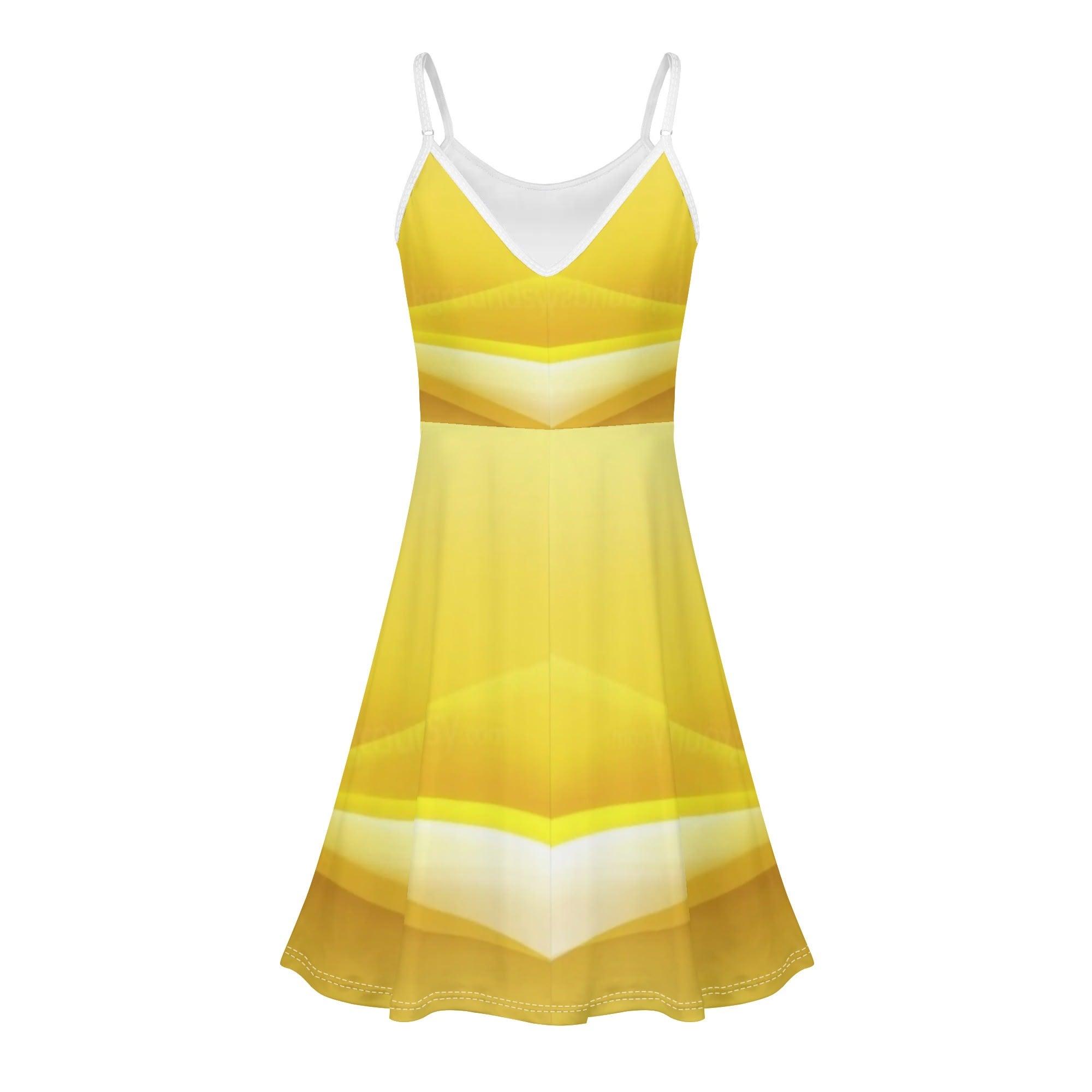 Women's Lounge Sleeveless Adjustable Spaghetti Strap Short Swing Dress - MES...Where