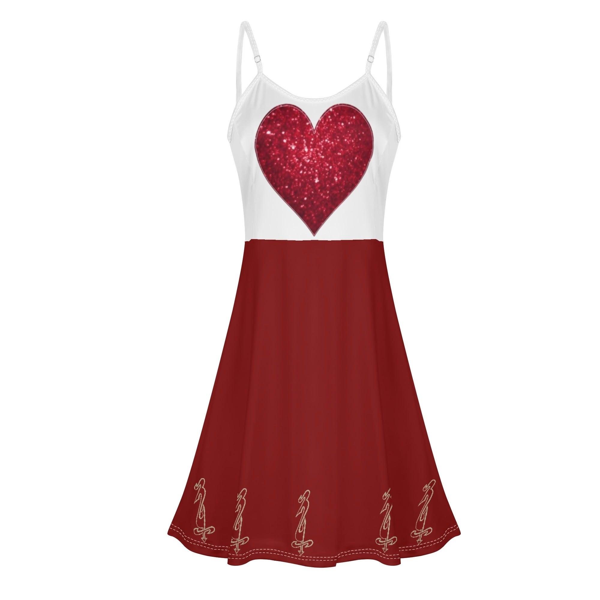 Women's Lounge Sleeveless Adjustable Spaghetti Strap Short Swing Dress - MES...Where