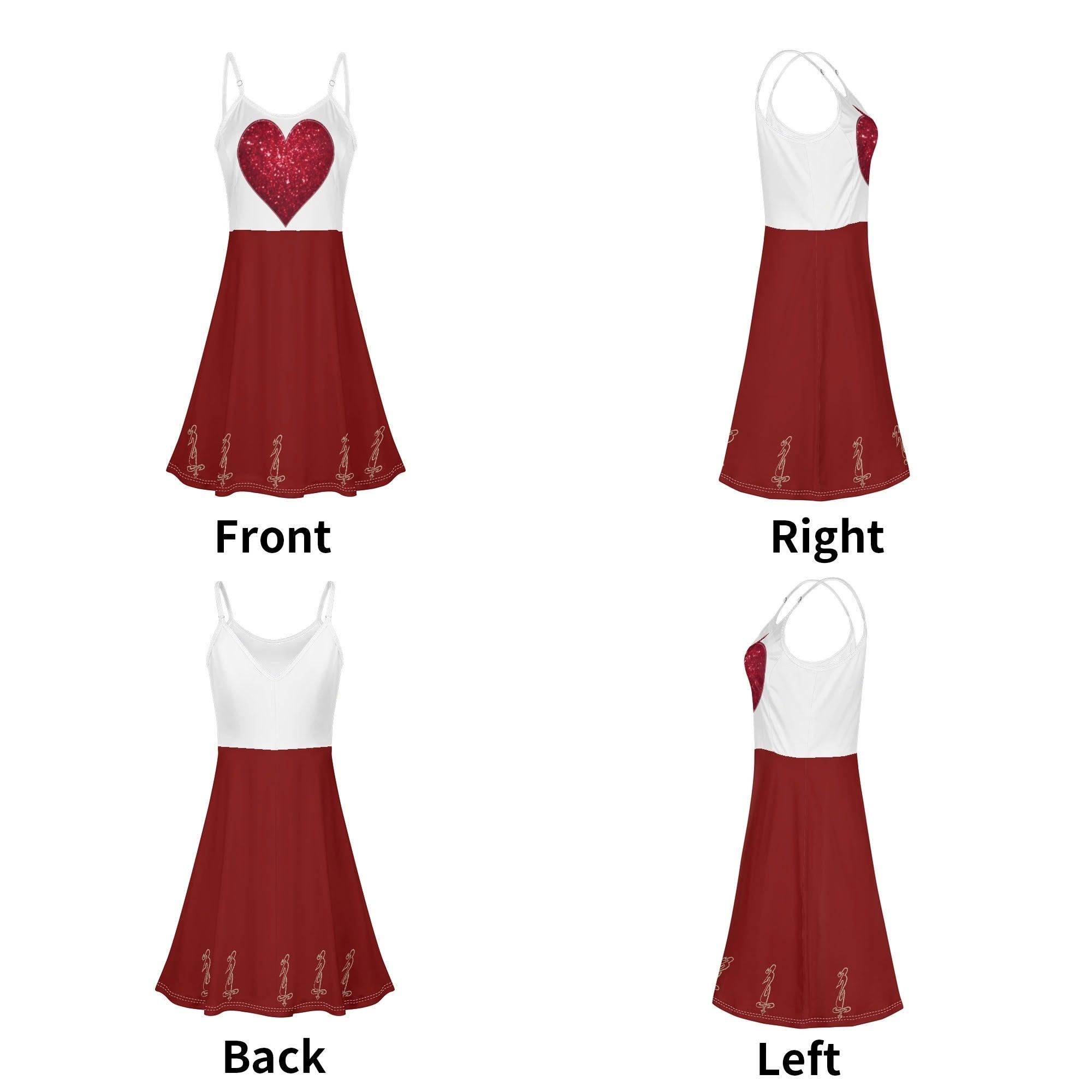 Women's Lounge Sleeveless Adjustable Spaghetti Strap Short Swing Dress - MES...Where