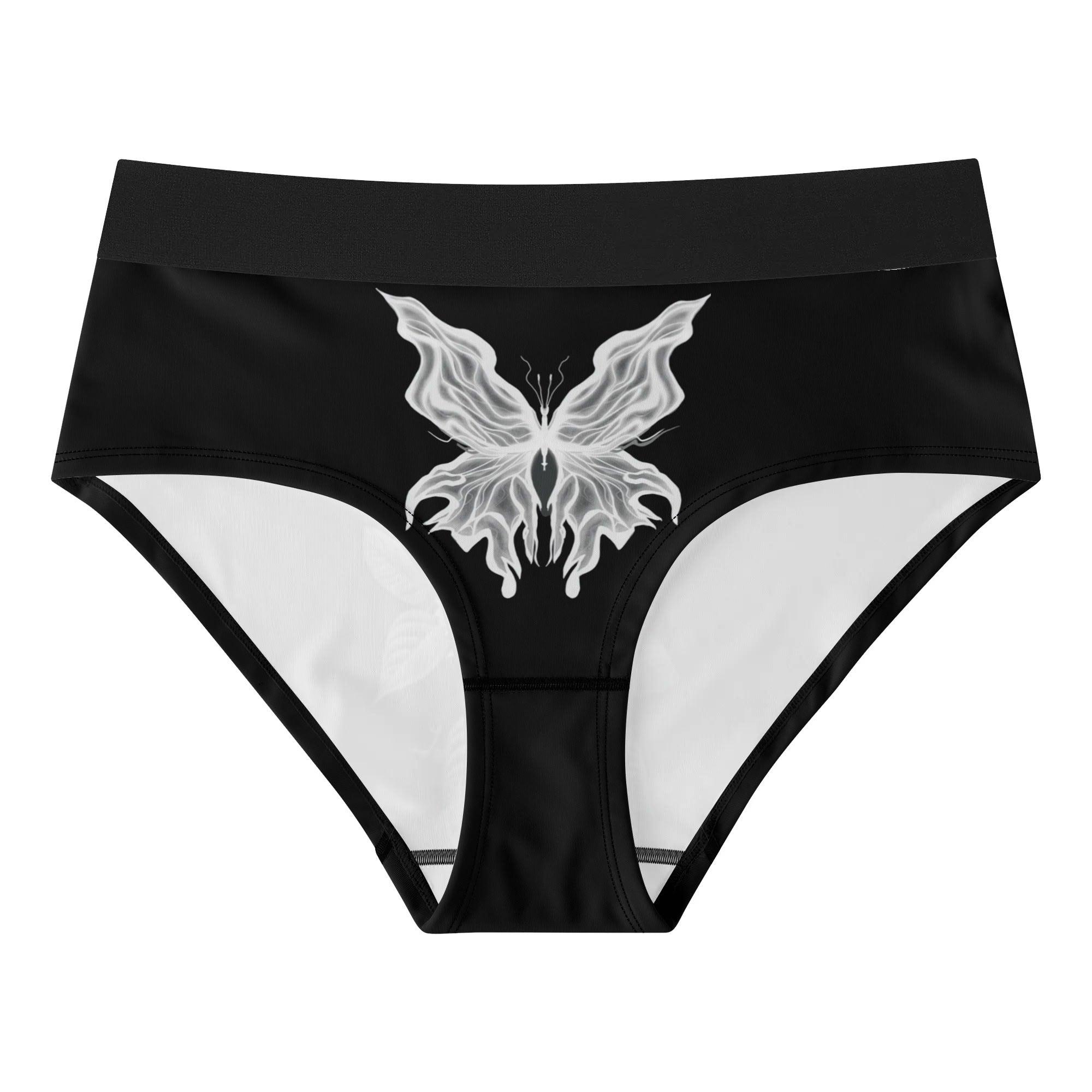 Womens Mid Waisted Briefs - MES...Where