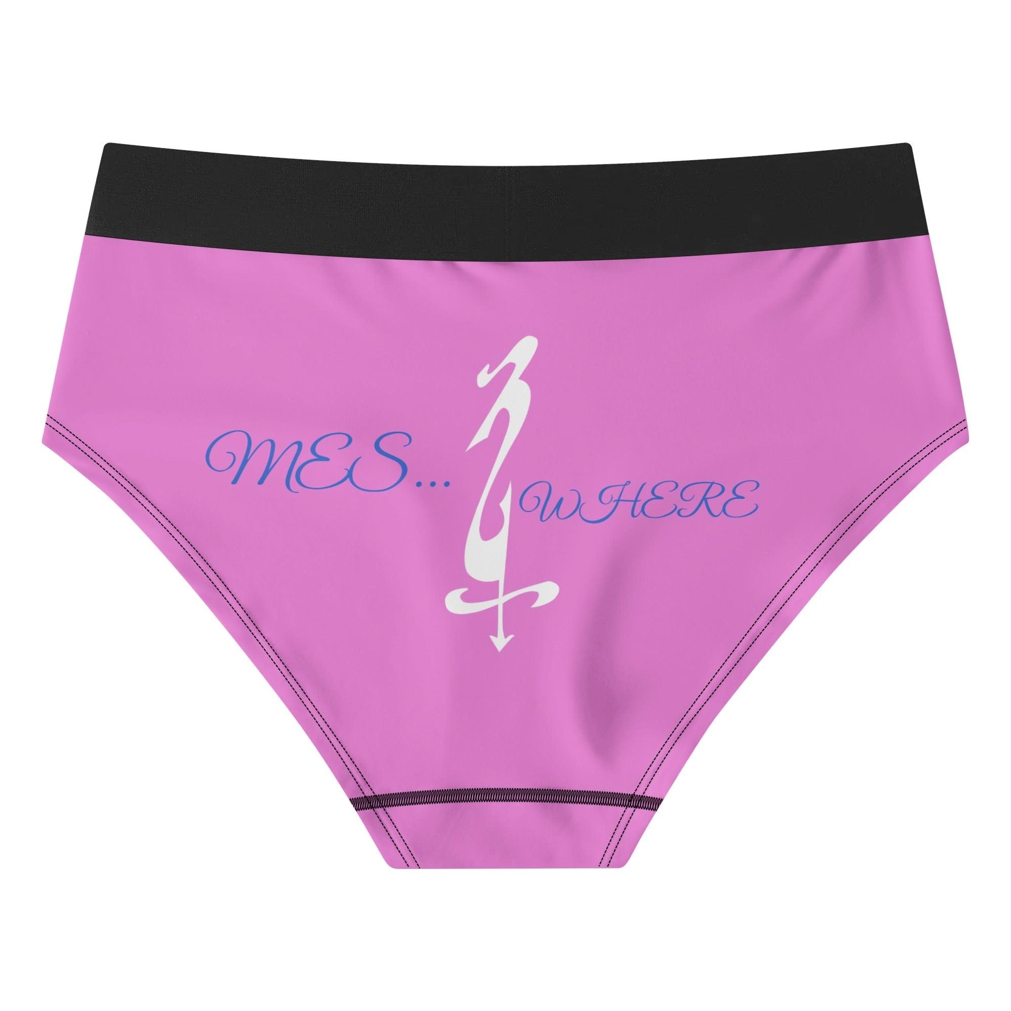 Womens Mid Waisted Briefs - MES...Where