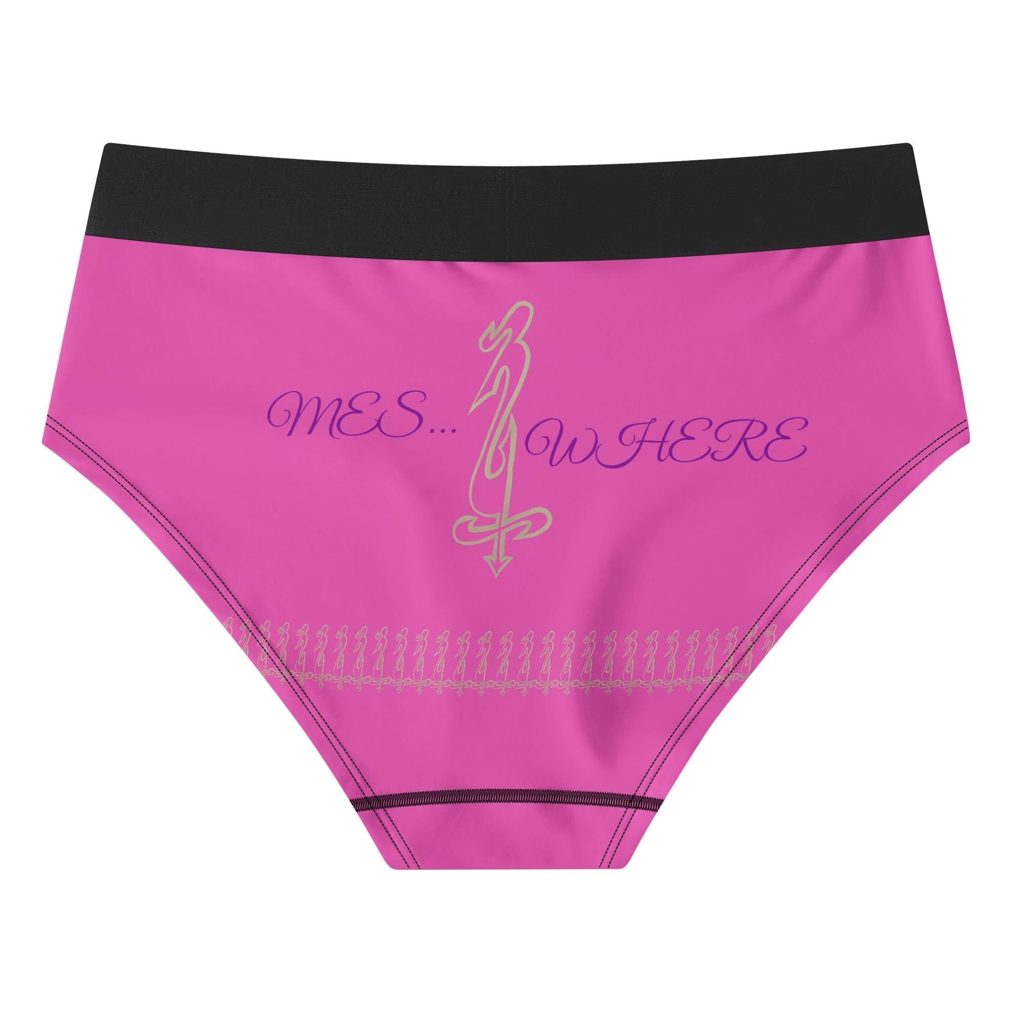 Womens Mid Waisted Briefs - MES...Where