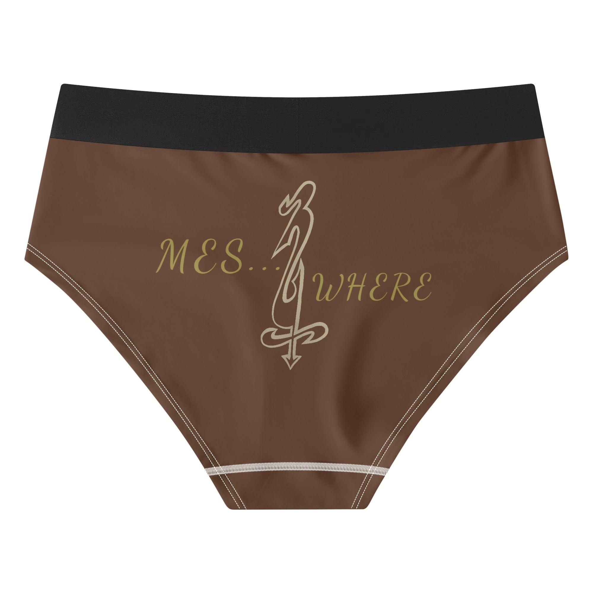 Womens Mid Waisted Briefs - MES...Where