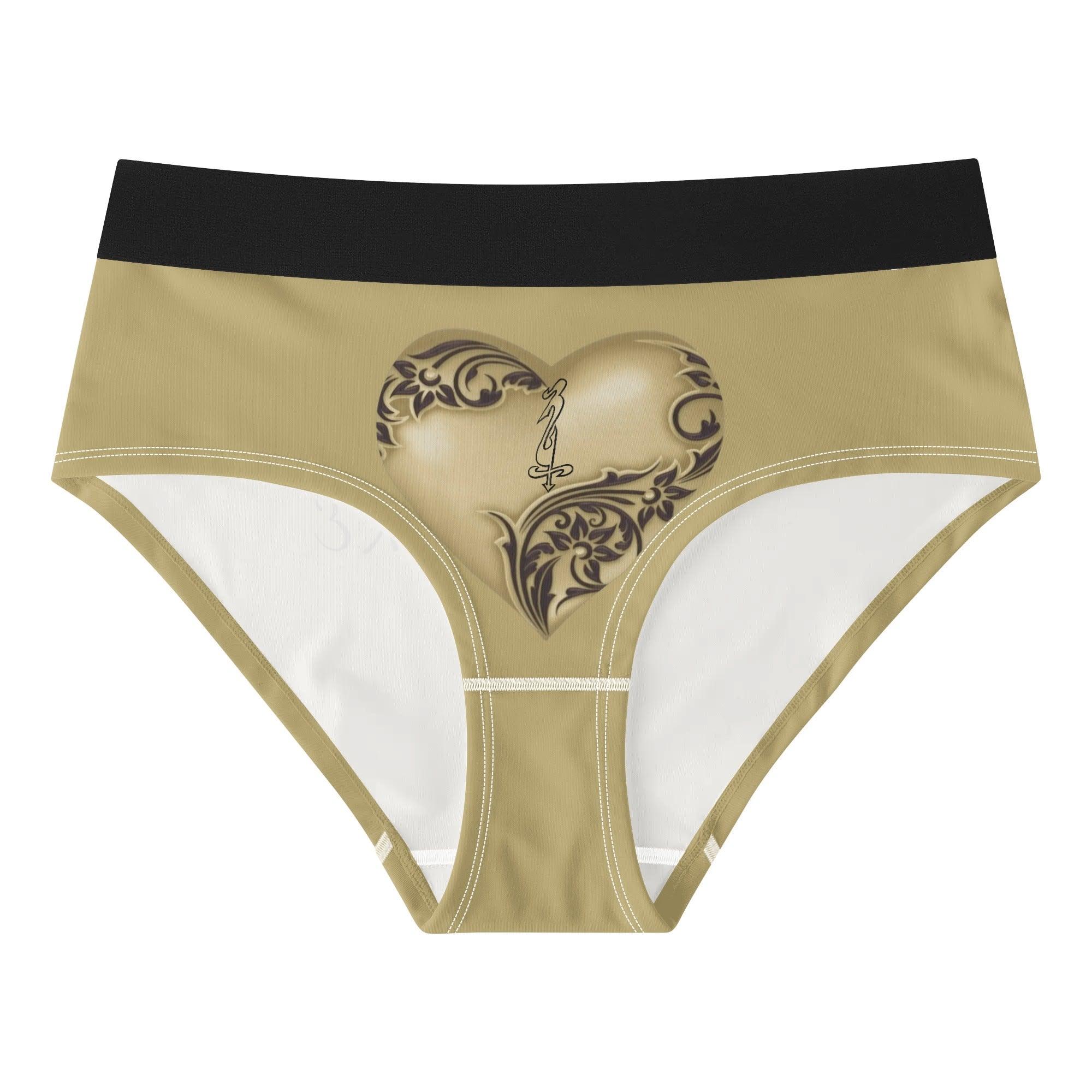 Womens Mid Waisted Briefs - MES...Where