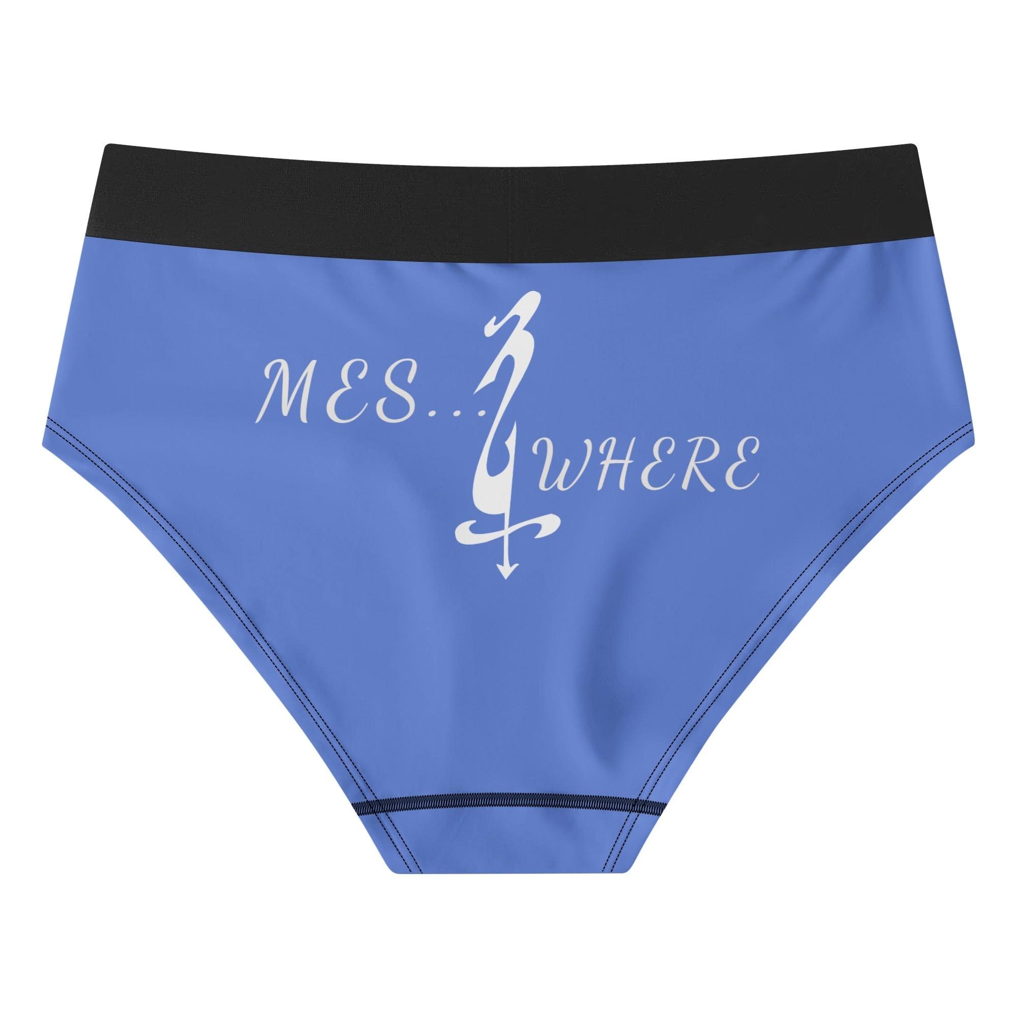 Womens Mid Waisted Briefs - MES...Where