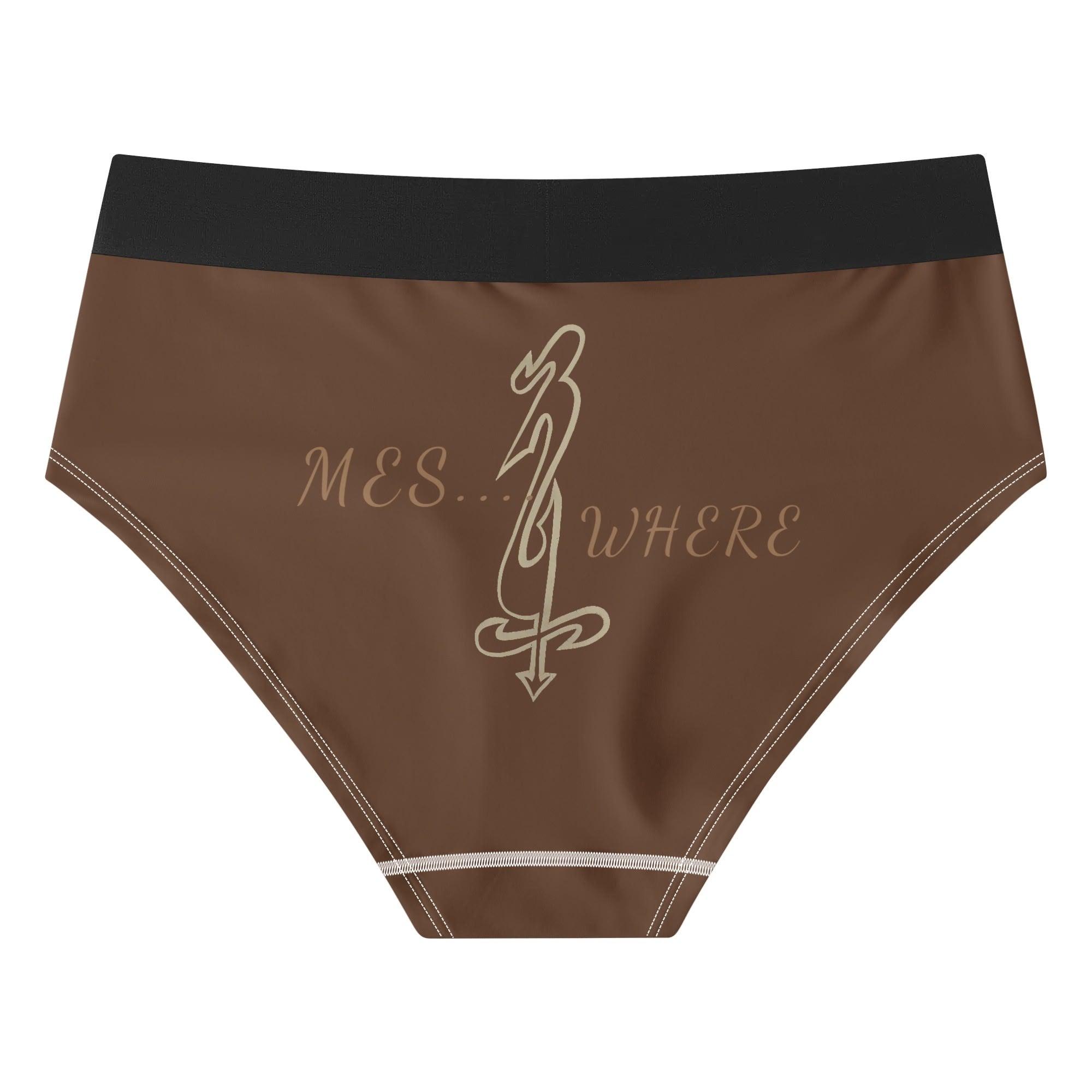 Womens Mid Waisted Briefs - MES...Where