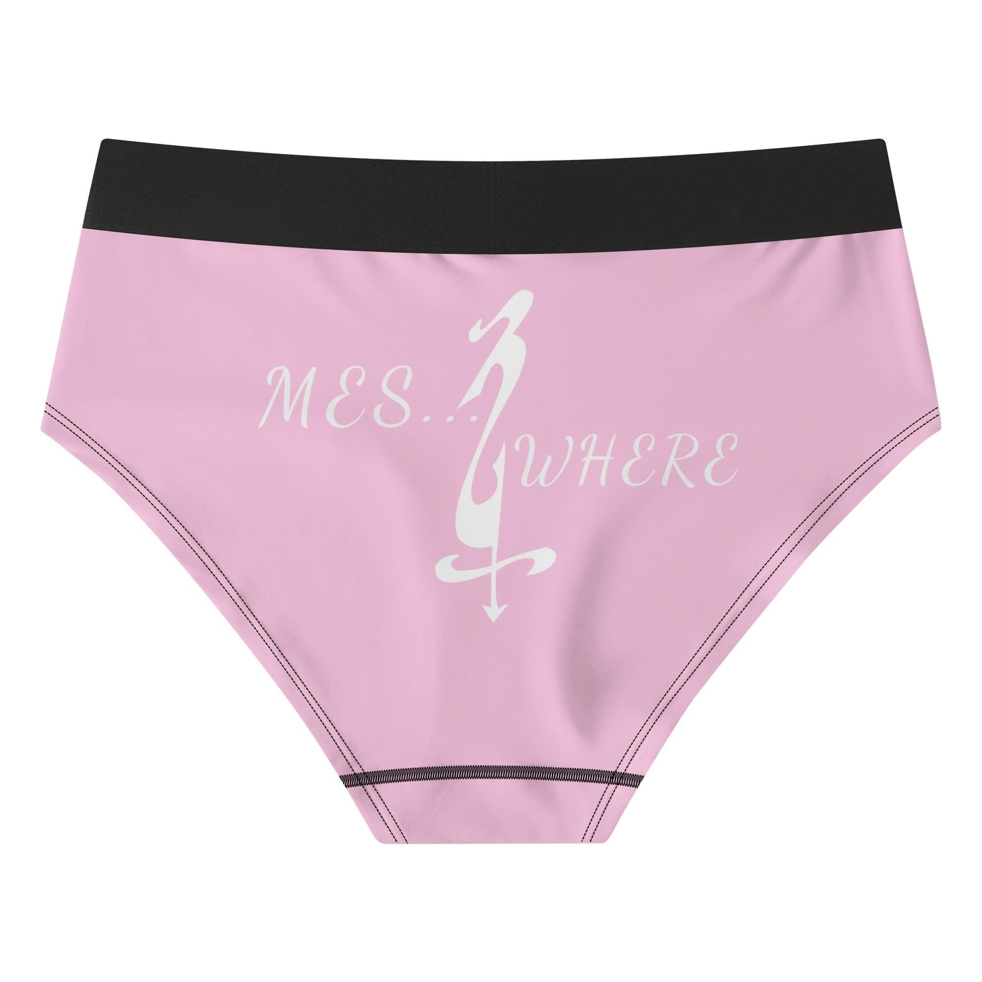 Womens Mid Waisted Briefs - MES...Where