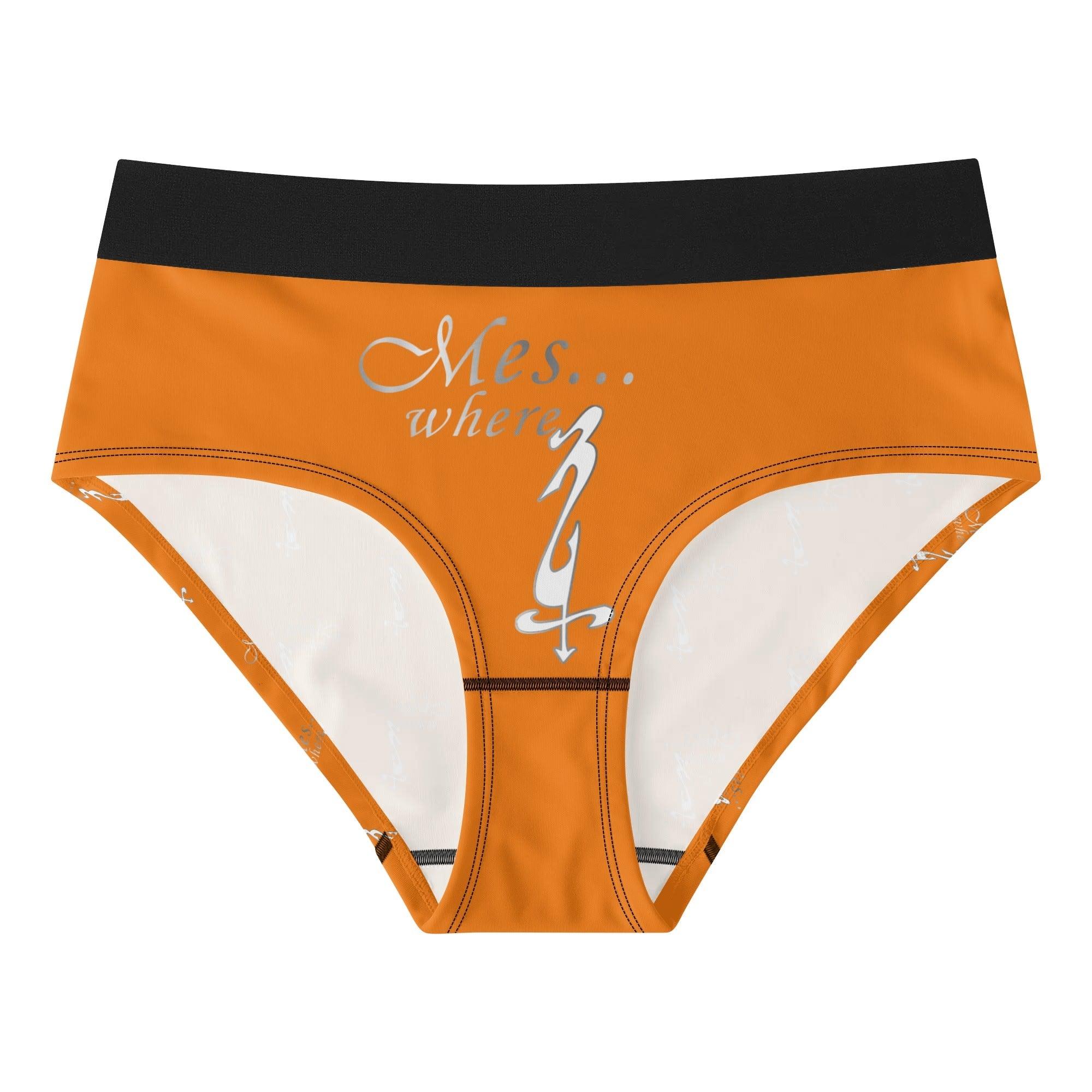 Womens Mid Waisted Briefs - MES...Where