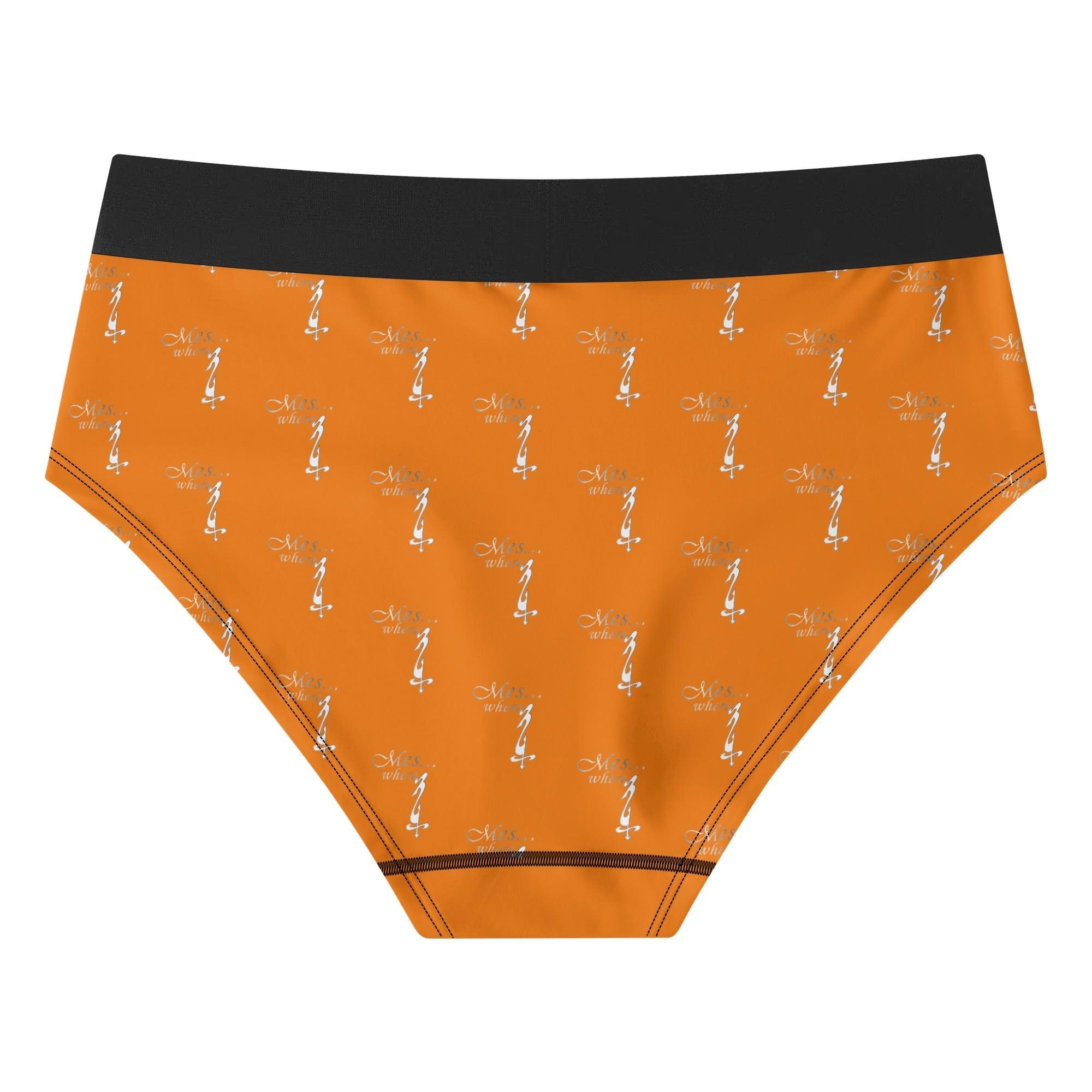 Womens Mid Waisted Briefs - MES...Where