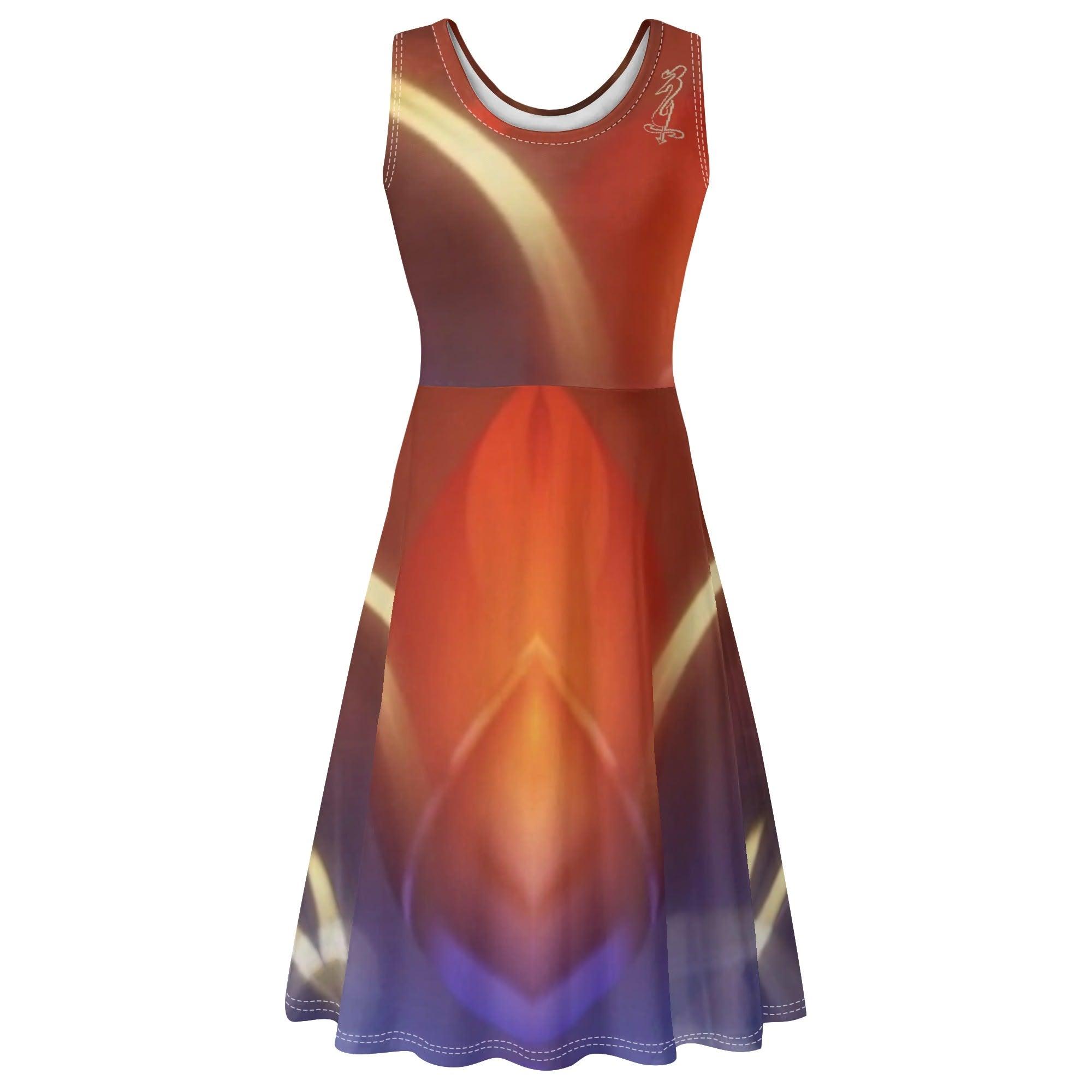 Women's Tank Dress Mini Wrap Round Sleeveless Sundress - MES...Where