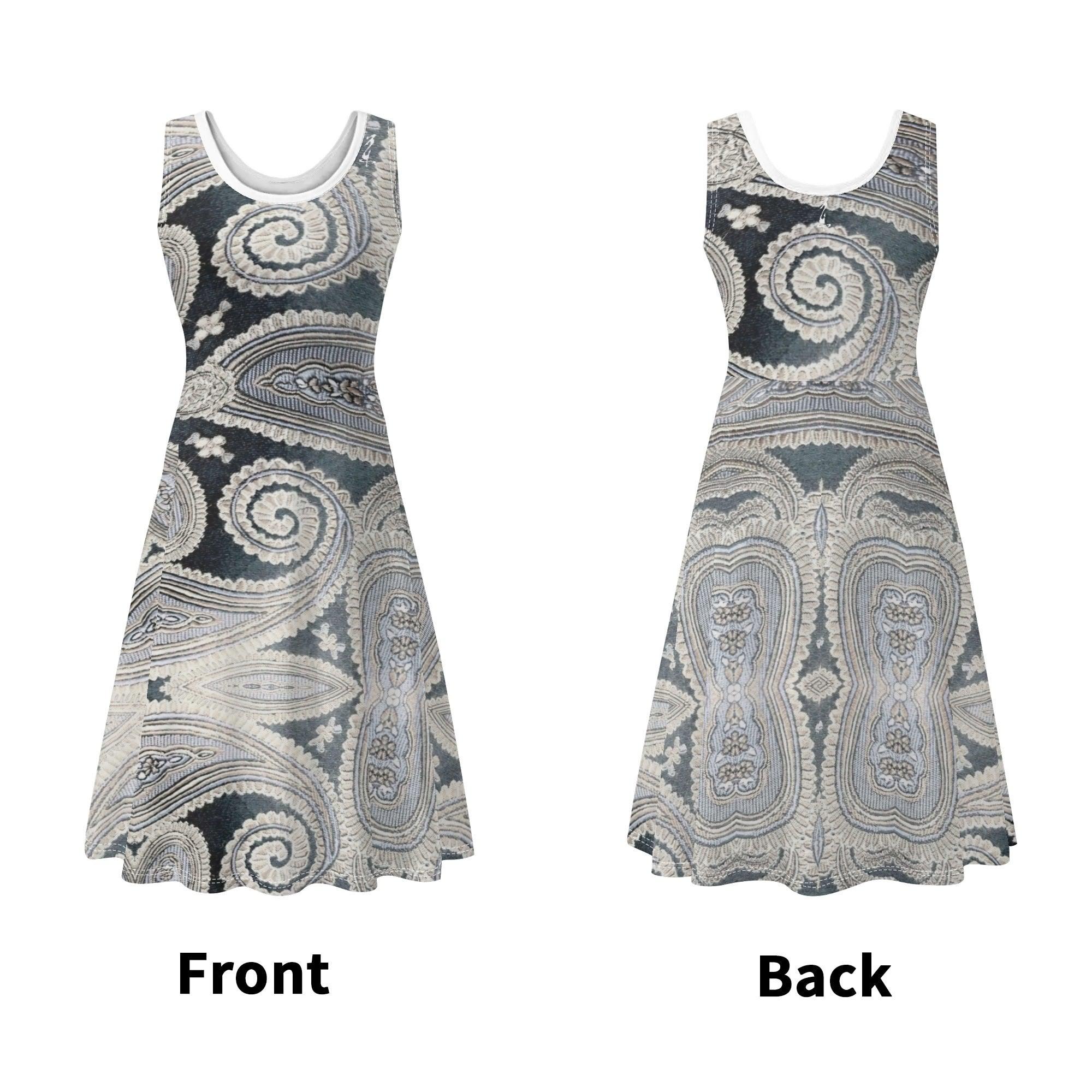 Women's Tank Dress Mini Wrap Round Sleeveless Sundress - MES...Where