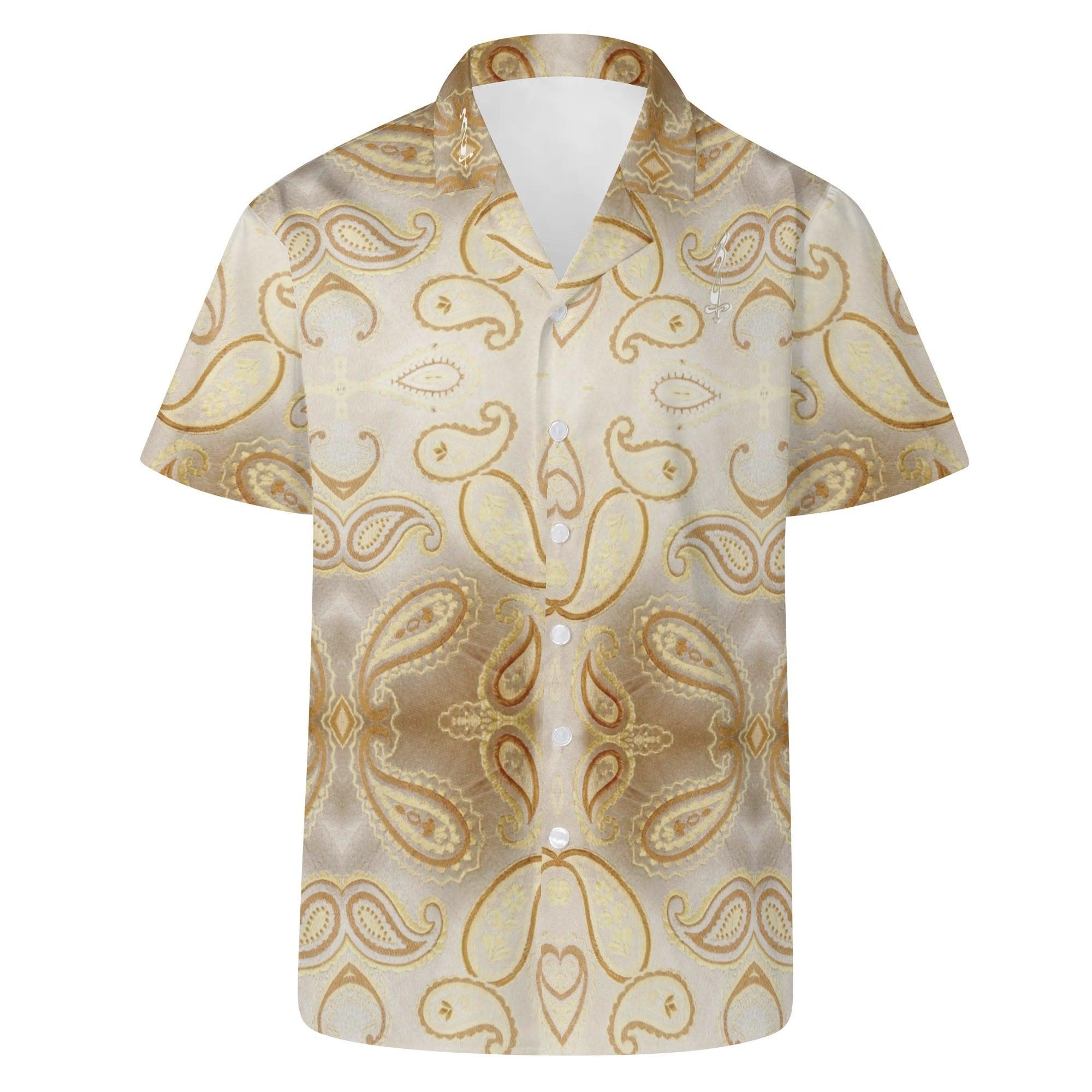 Men's All Over Print Casual Short Sleeve Shirt - MES...Where