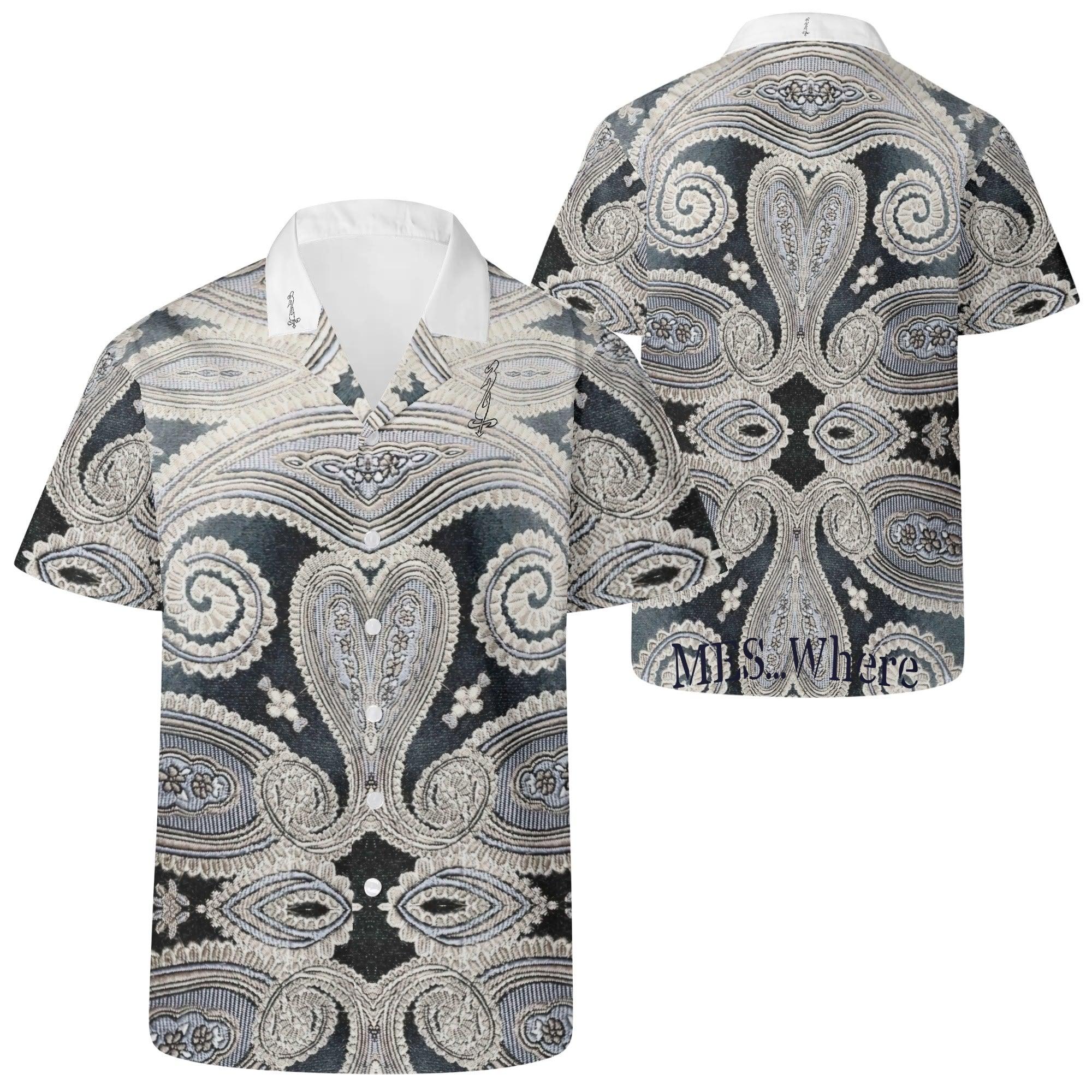 Men's All Over Print Short Sleeve Shirt - MES...Where