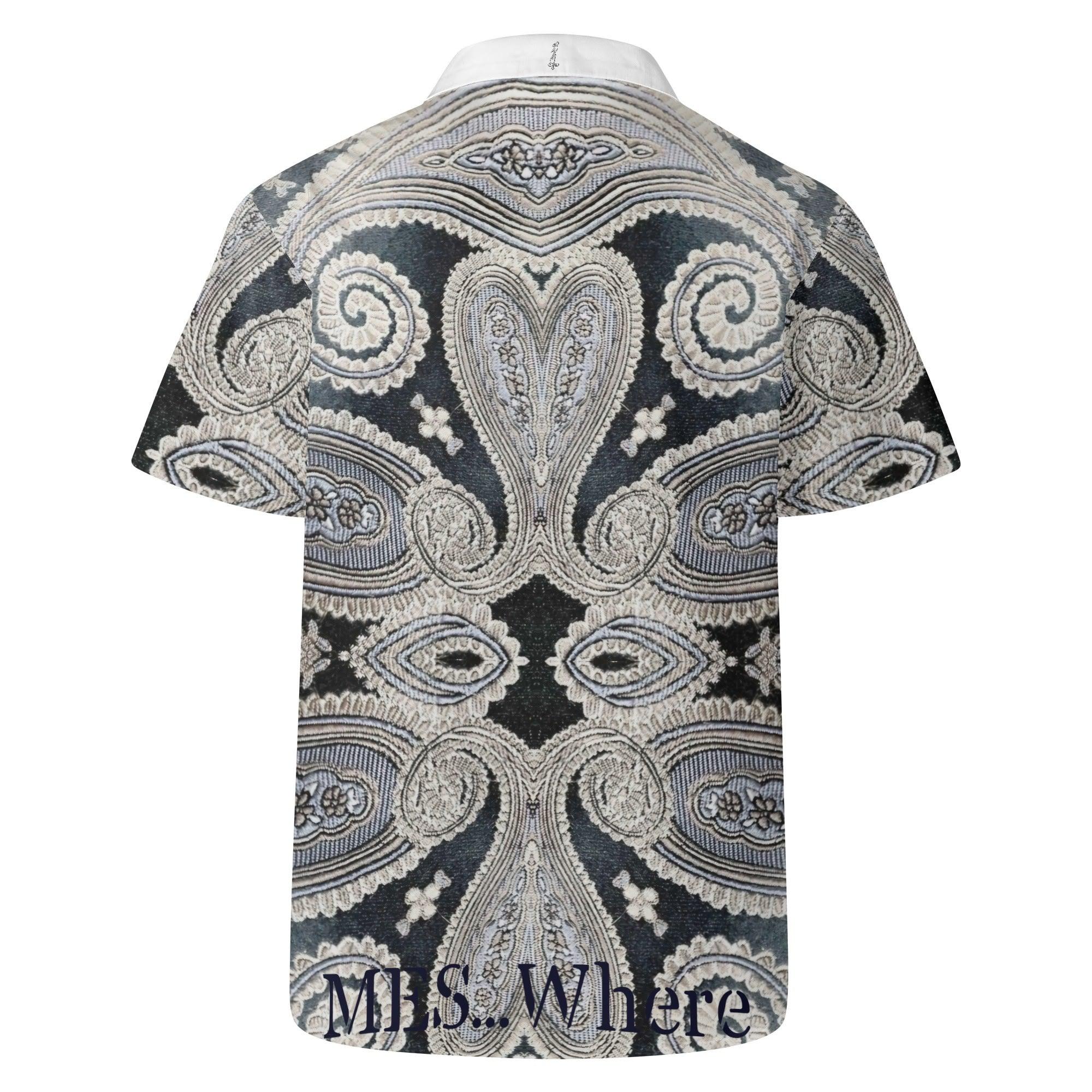 Men's All Over Print Short Sleeve Shirt - MES...Where