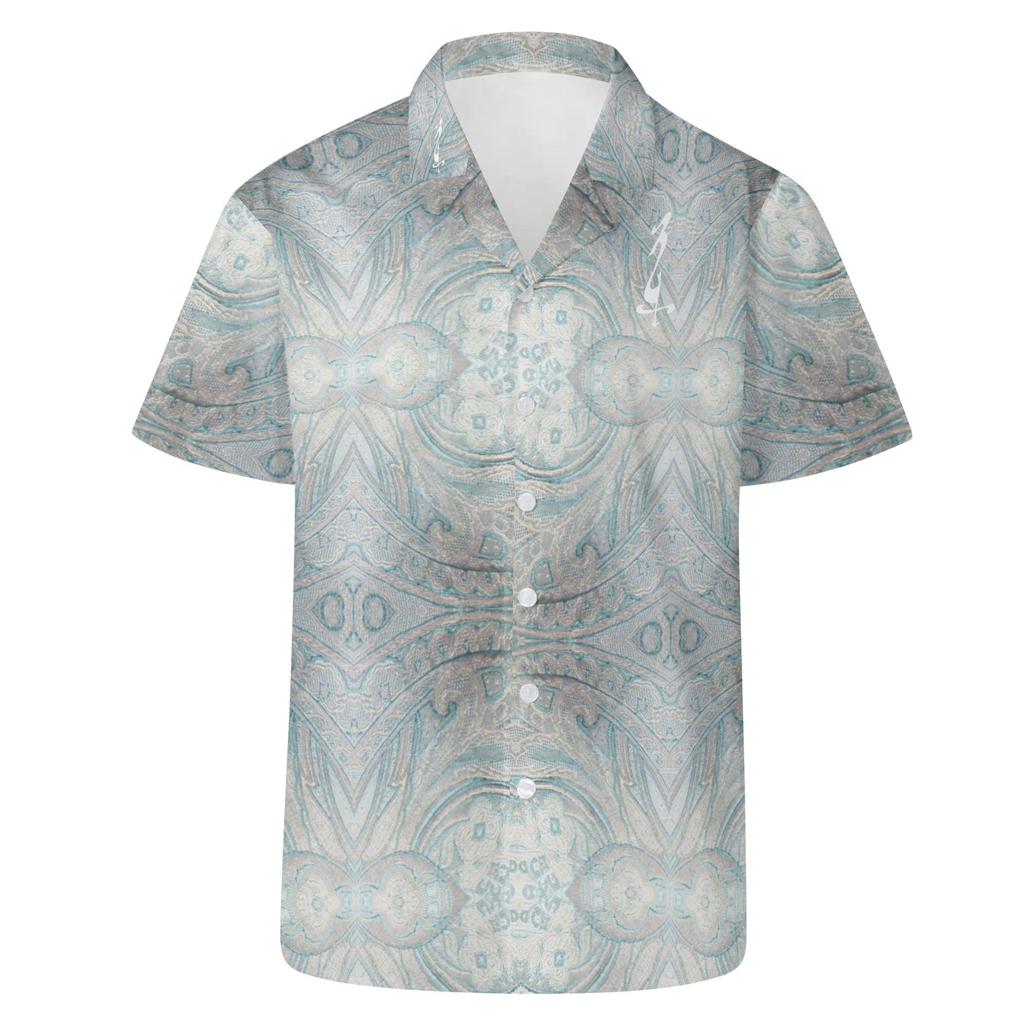 Men's All Over Print Casual Short Sleeve Shirt - MES...Where