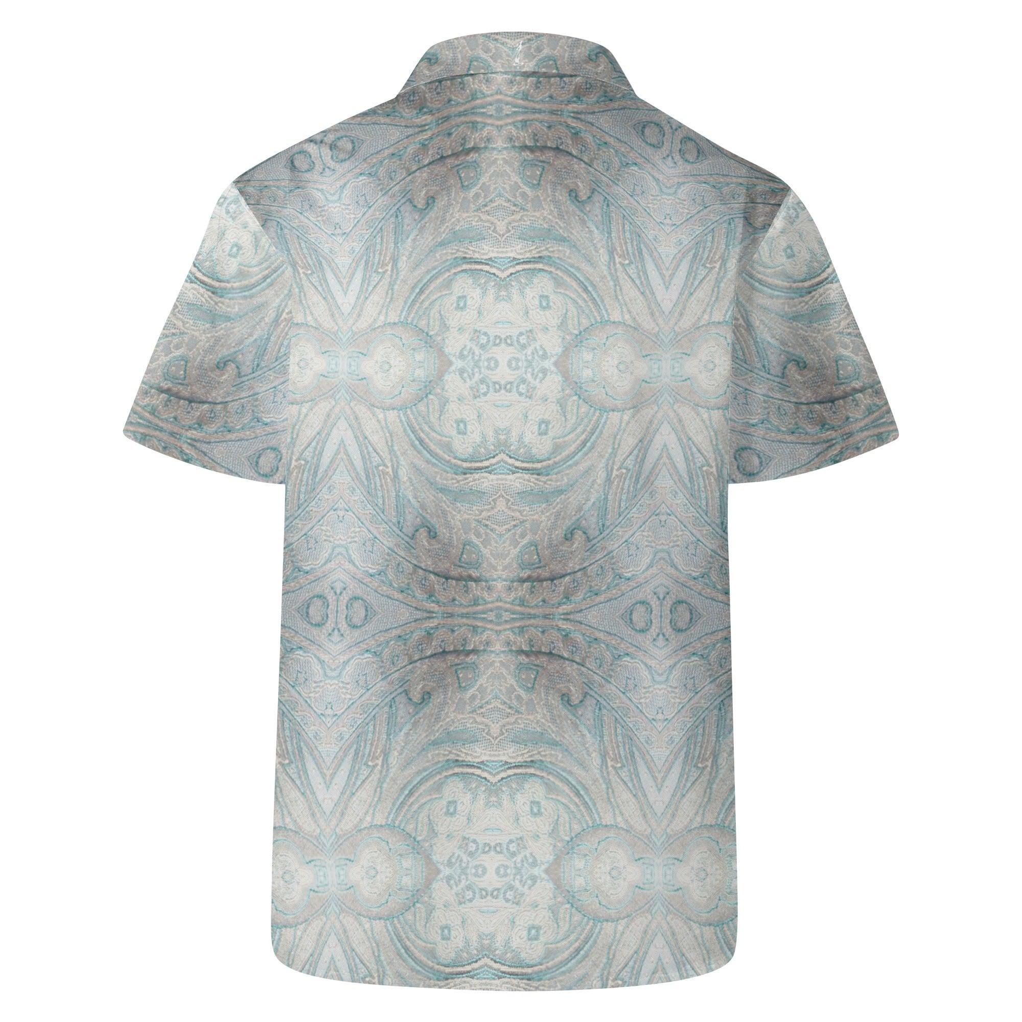 Men's All Over Print Casual Short Sleeve Shirt - MES...Where