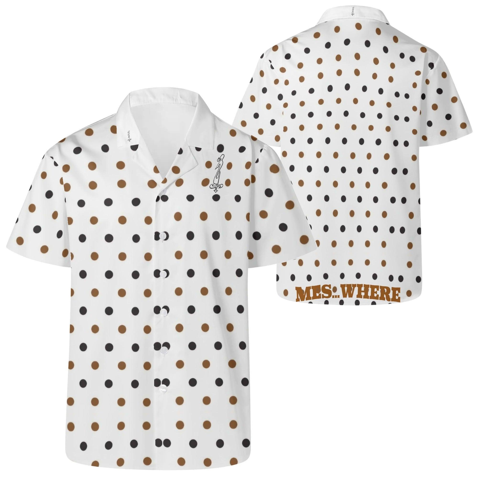 Men's All Over Print Casual Short Sleeve Shirt - MES...Where