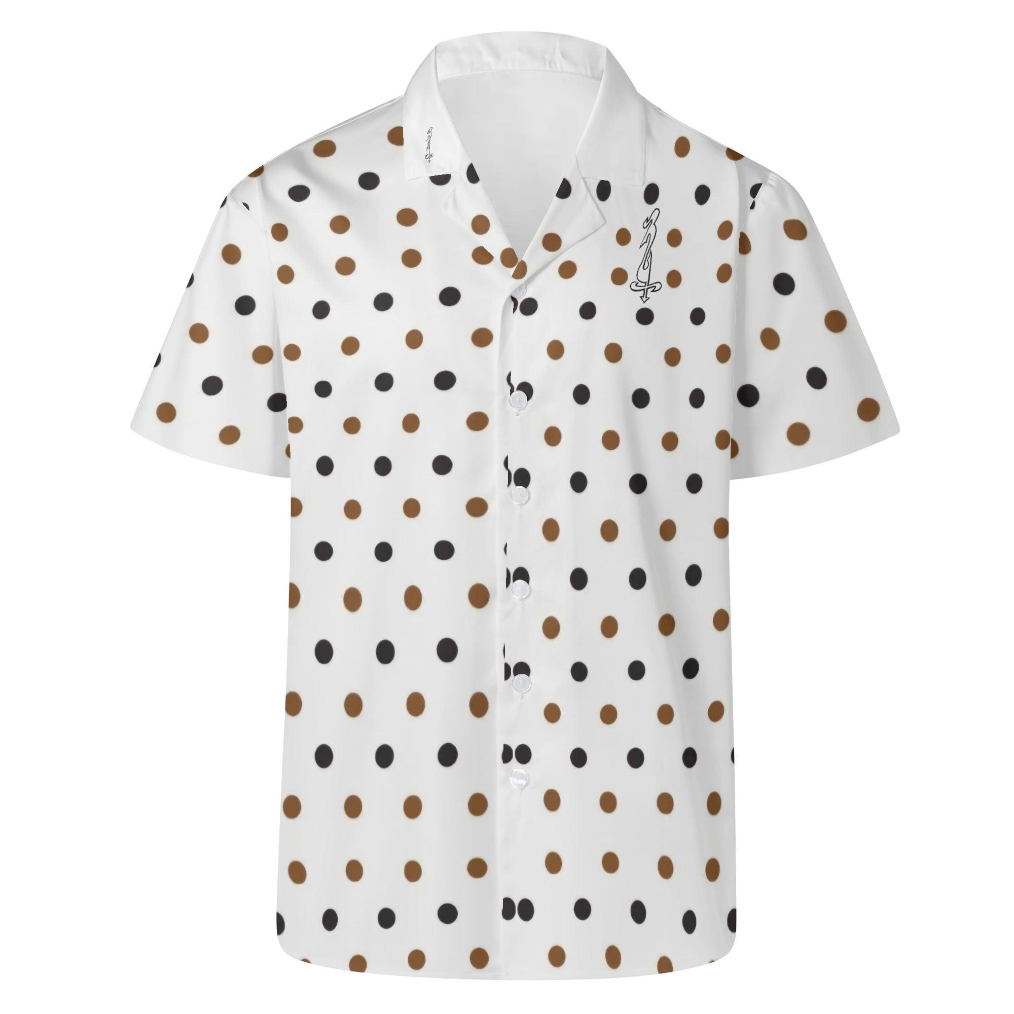 Men's All Over Print Casual Short Sleeve Shirt - MES...Where