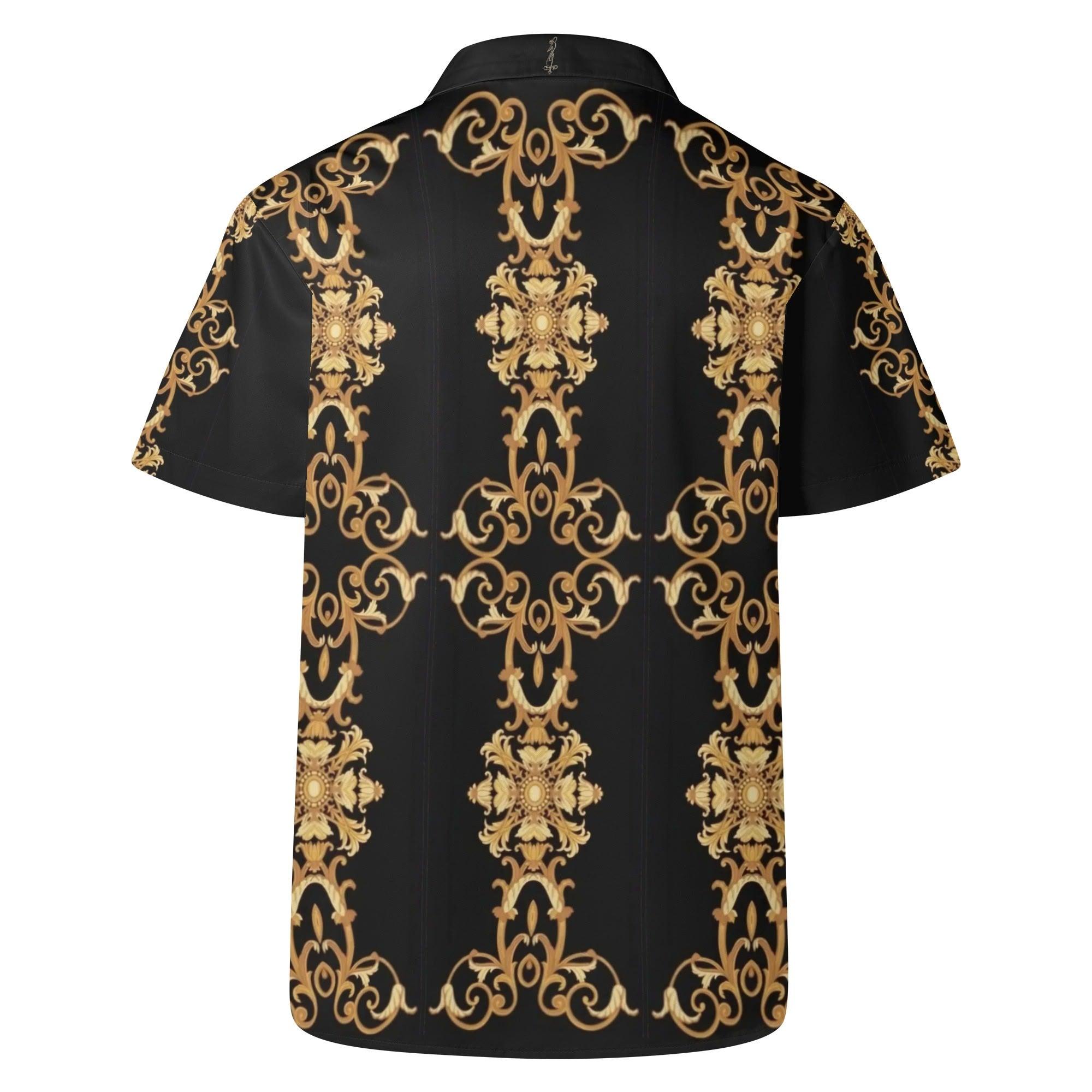 Men's All Over Print Casual Short Sleeve Shirt - MES...Where