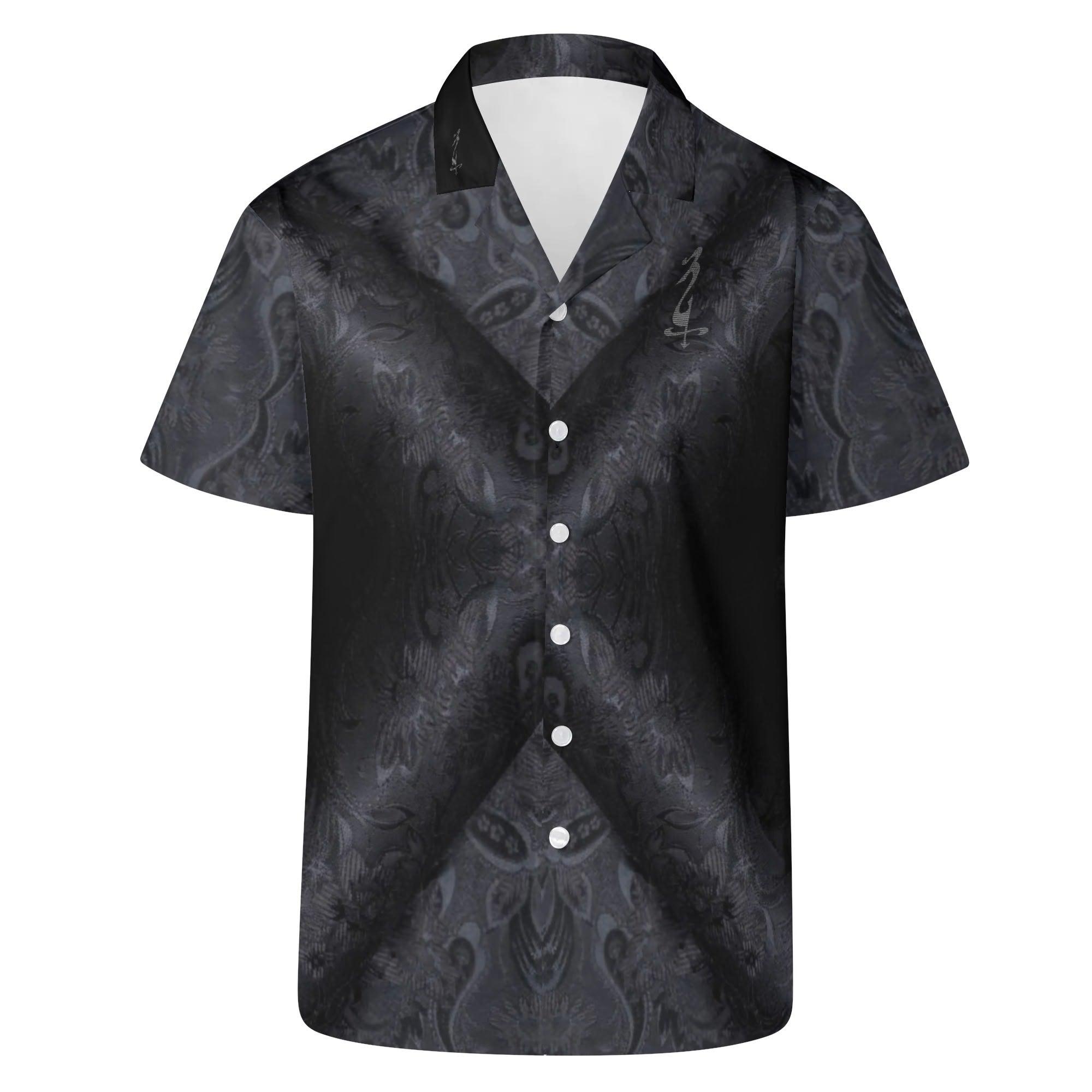 Men's All Over Print Casual Sort Sleeve Shirt - MES...Where