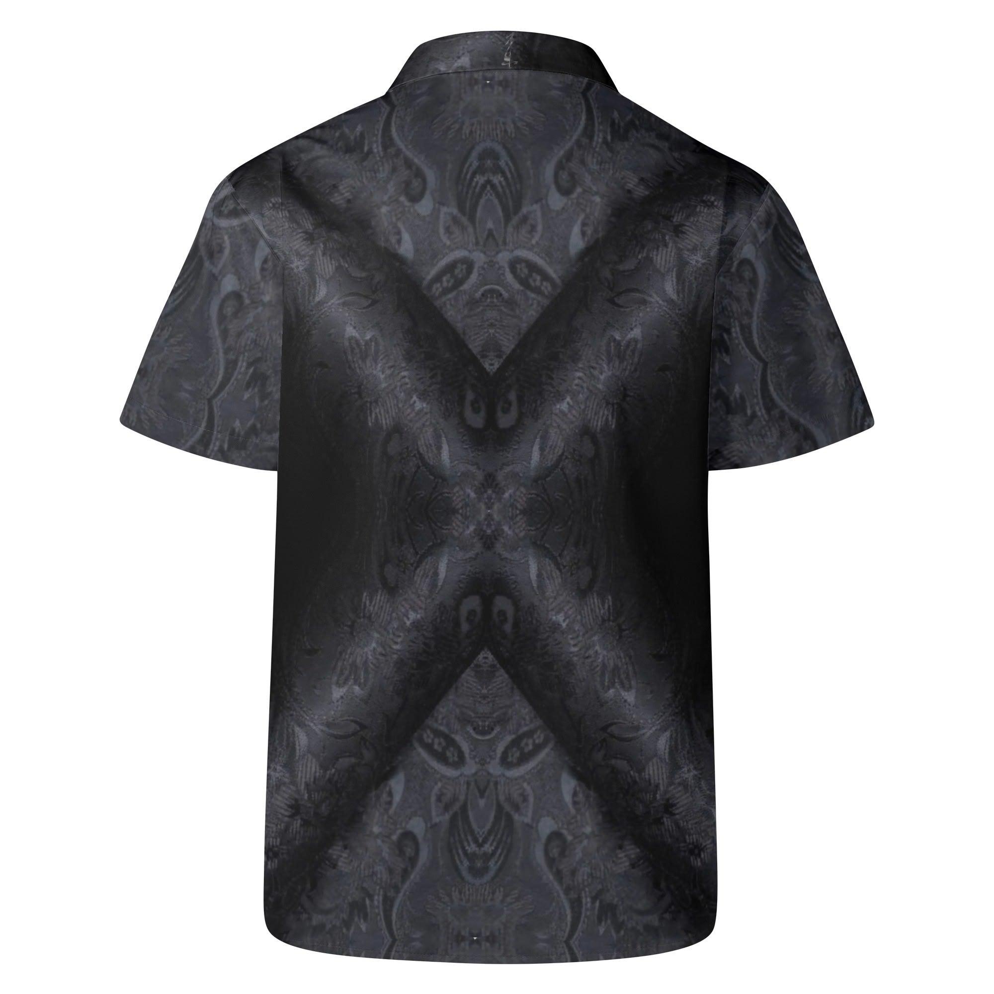 Men's All Over Print Casual Sort Sleeve Shirt - MES...Where