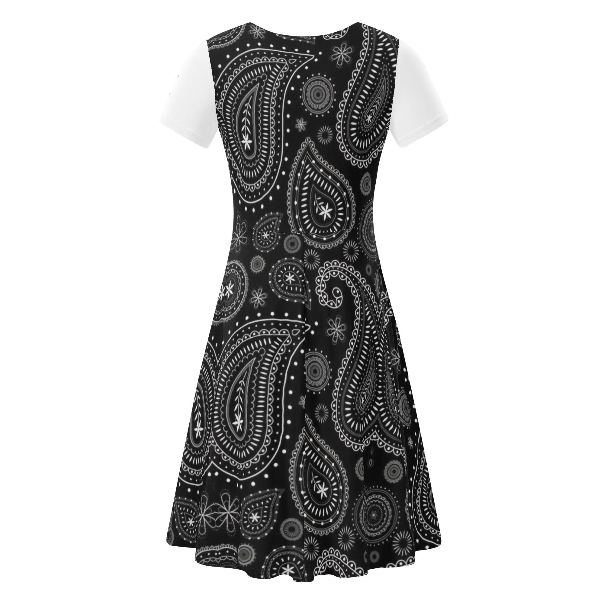 Women's Short Sleeve Ruffle Dress - MES...Where