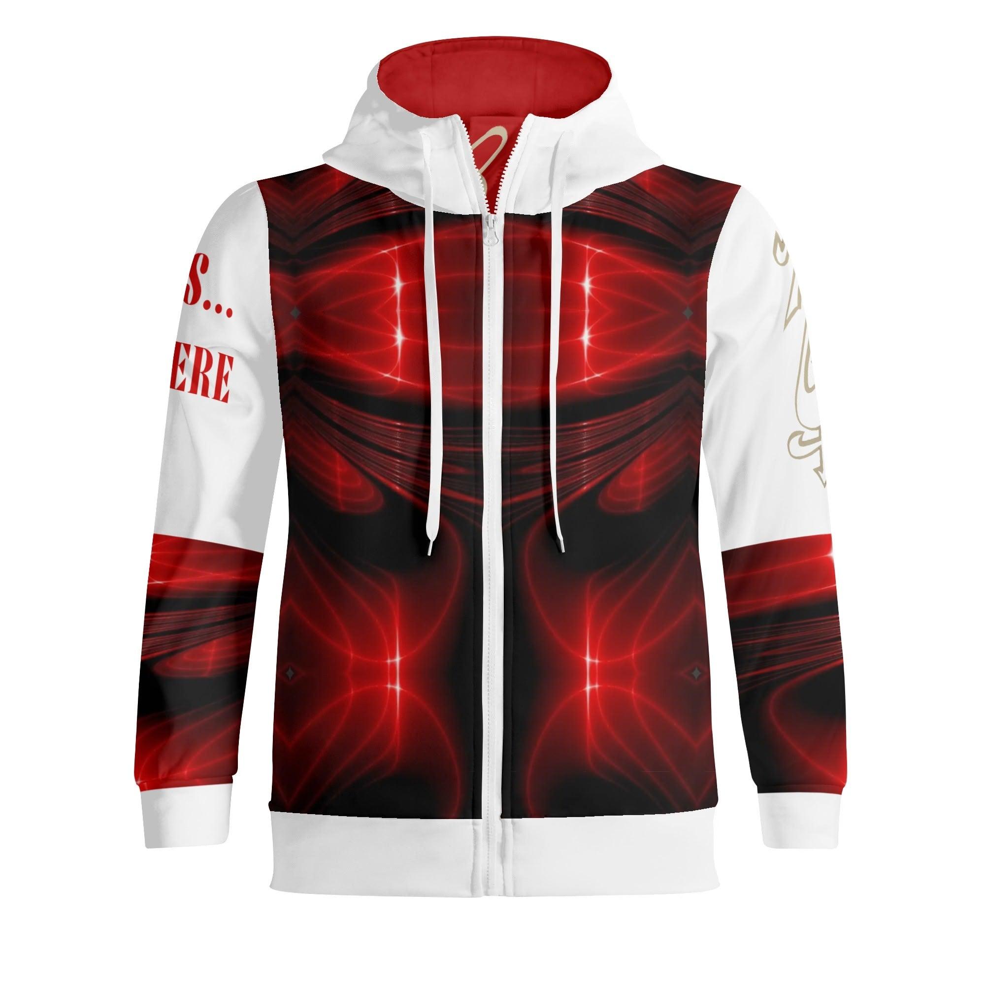 Unisex Men's Full Zip Turtleneck Hoodie Streetwear - MES...Where