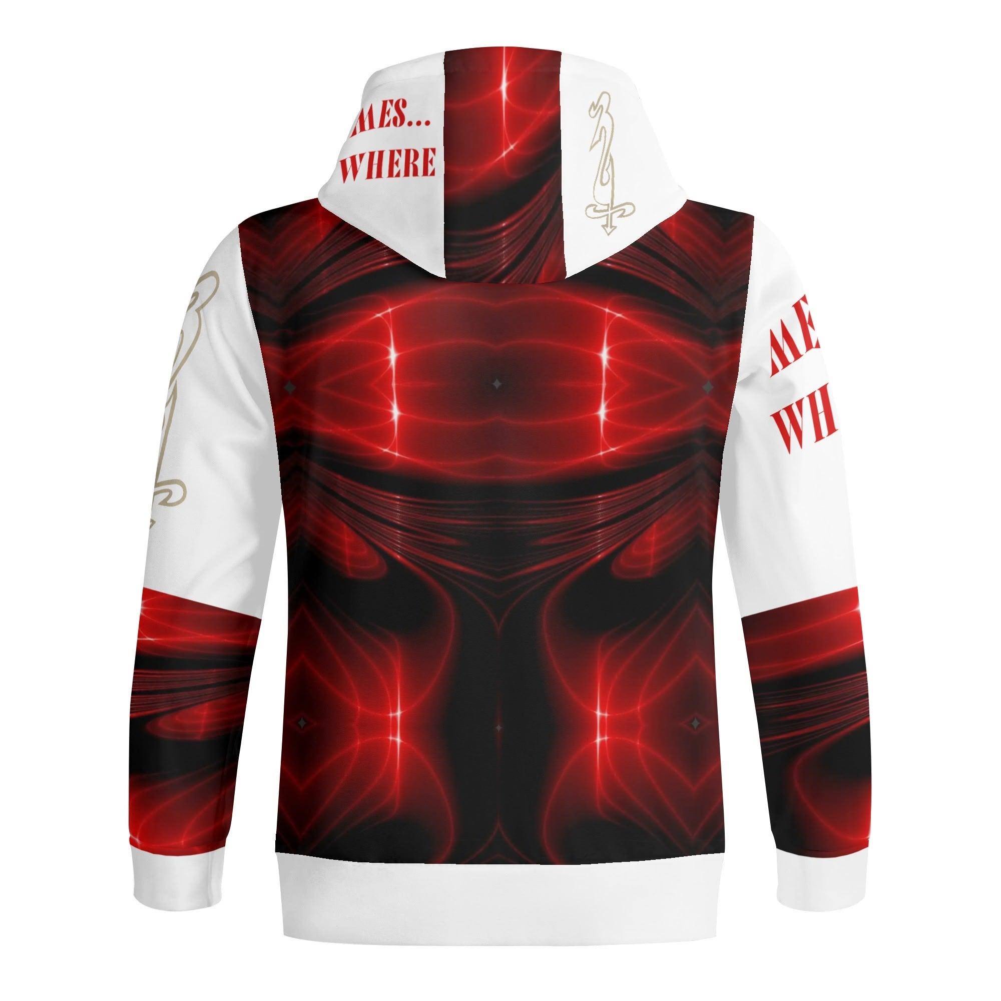 Unisex Men's Full Zip Turtleneck Hoodie Streetwear - MES...Where